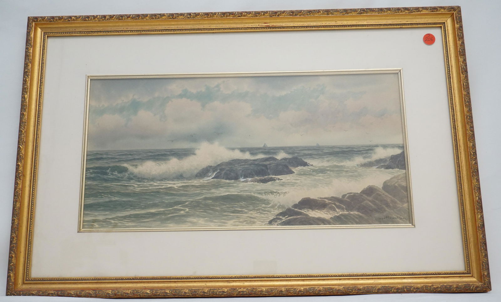 GEORGE HOWELL GAY (1858-1931) WATERCOLOR (1 of 7)