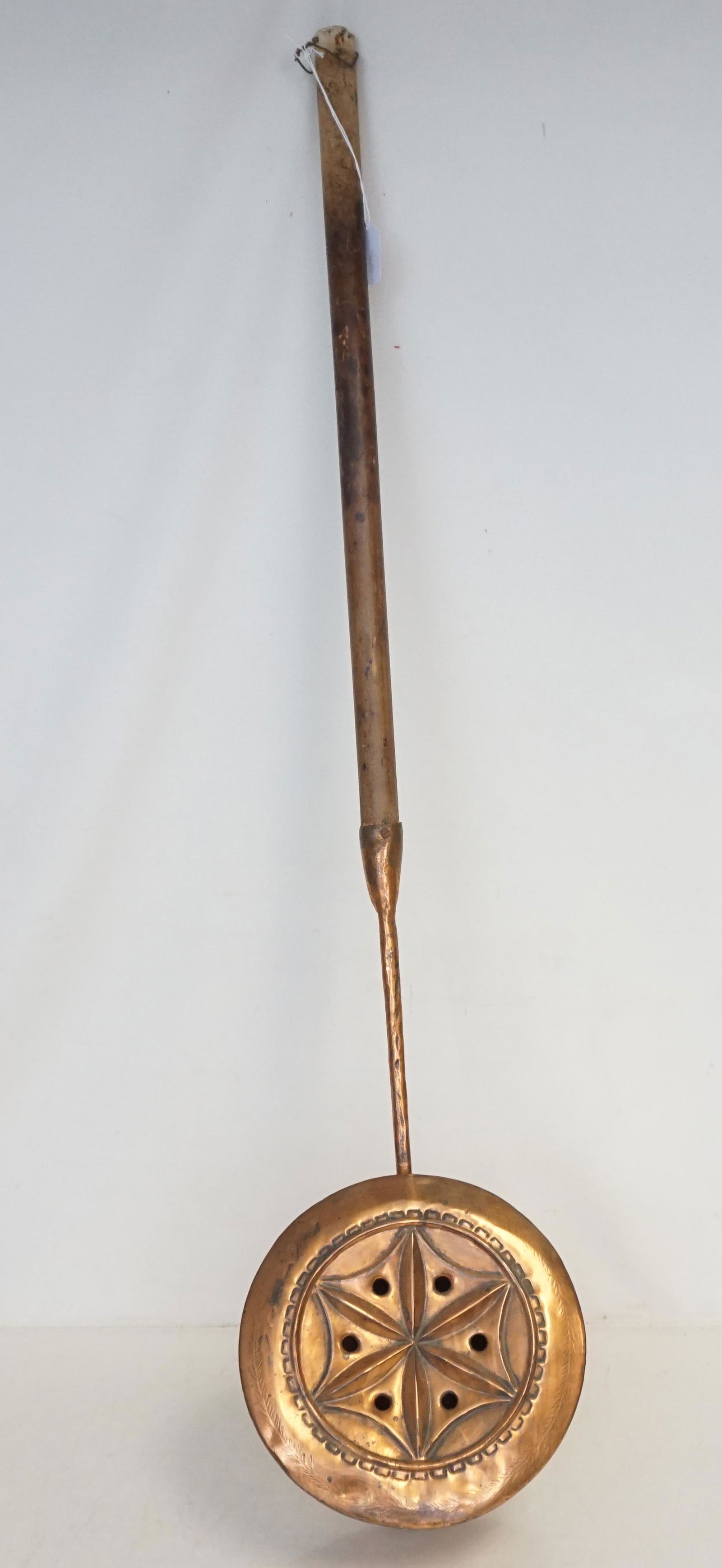 ANTIQUE COPPER BED WARMER (1 of 8)