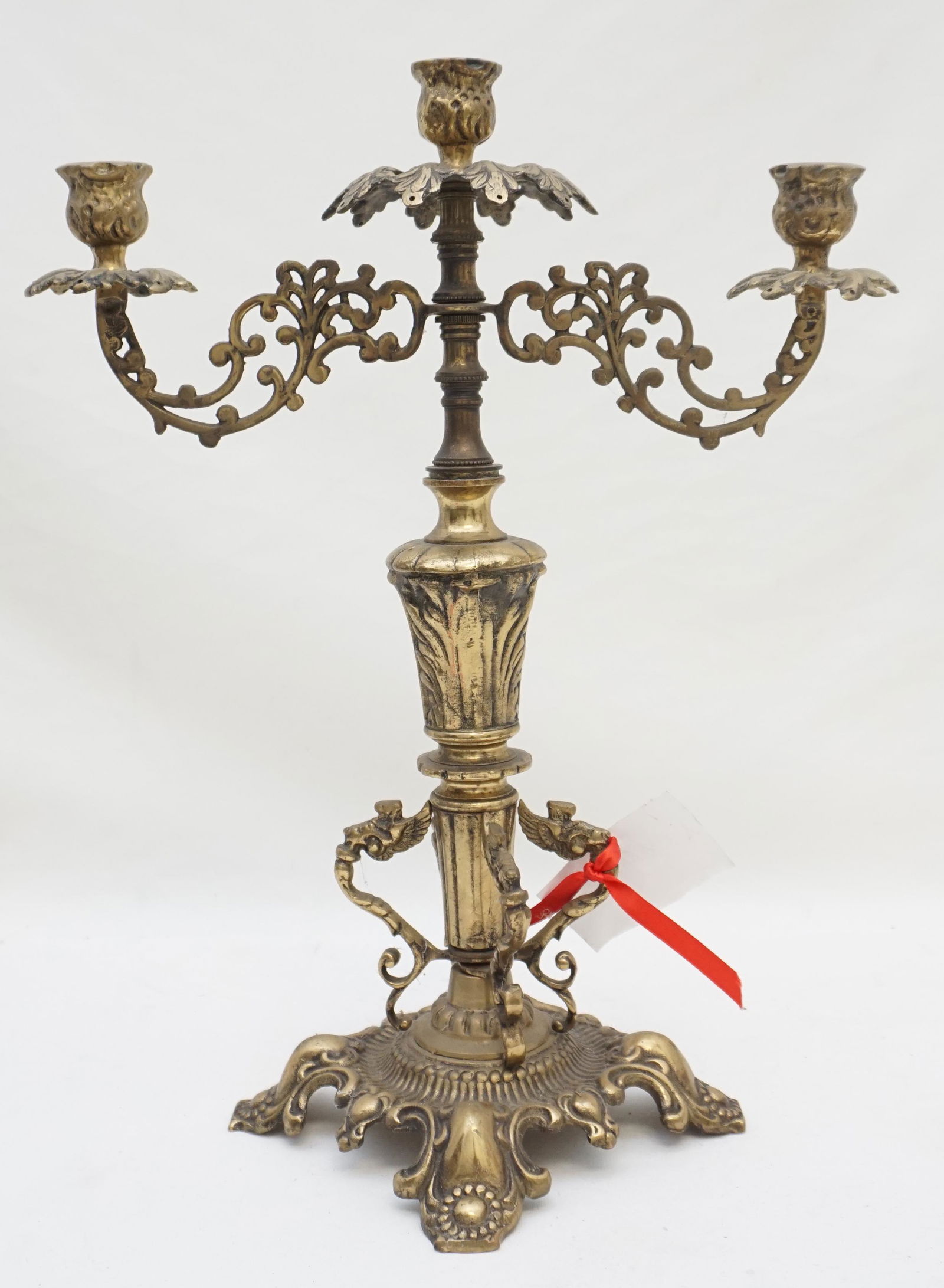 ORNATE BRONZE CANDELABRA (1 of 10)