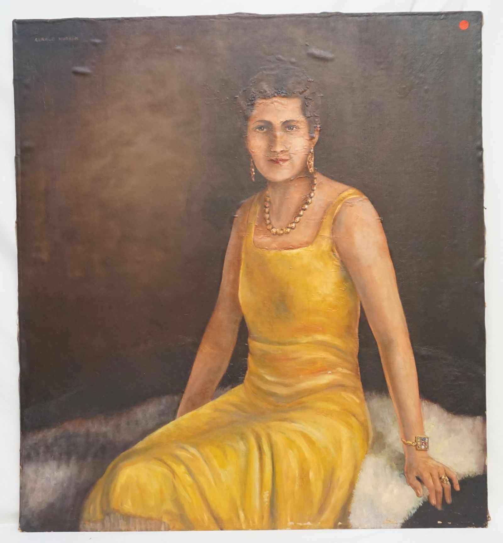 LARGE ART DECO PORTRAIT GERALD HUDSON (1 of 8)