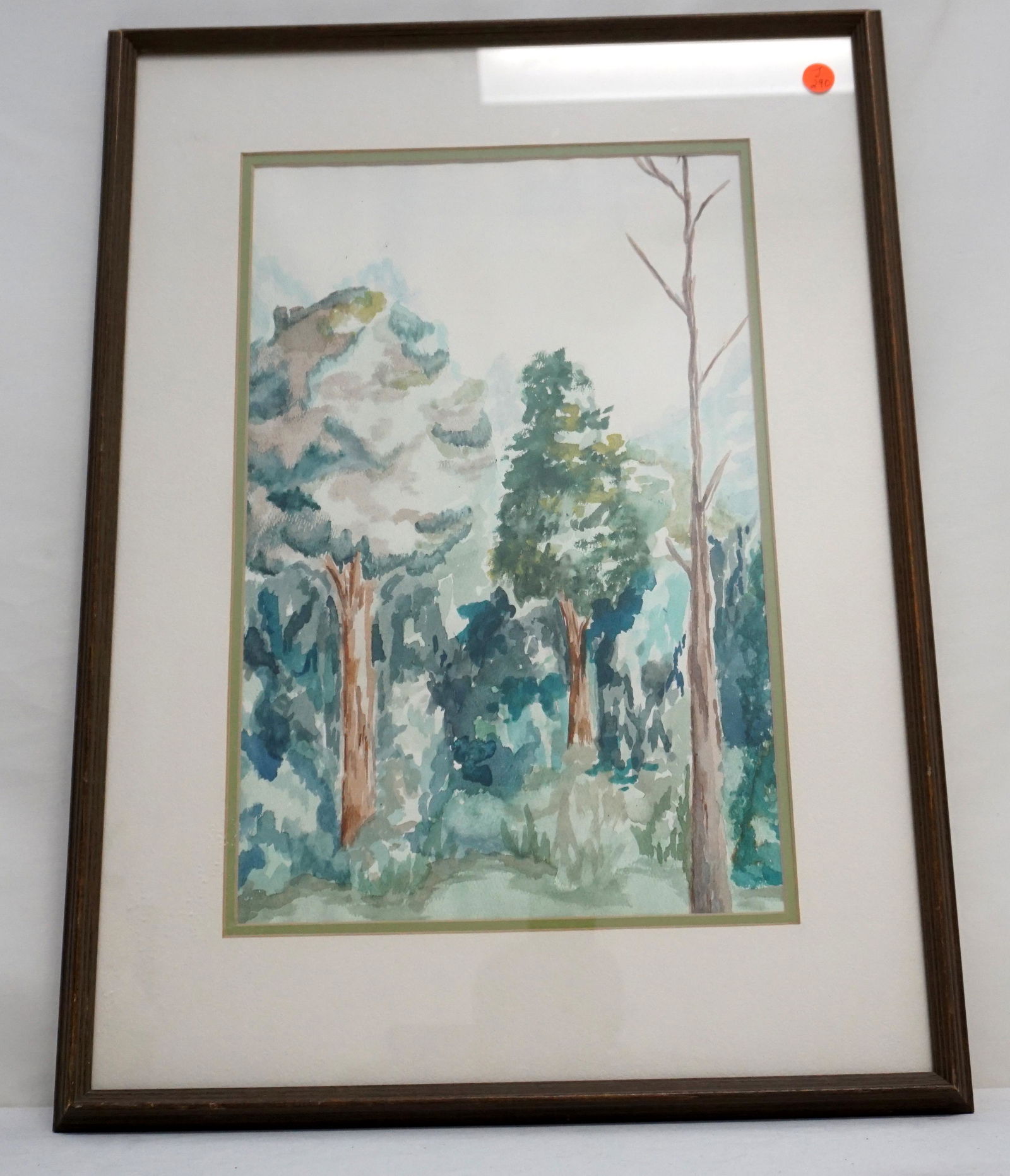 ORIGINAL WATERCOLOR FOREST LANDSCAPE (1 of 5)