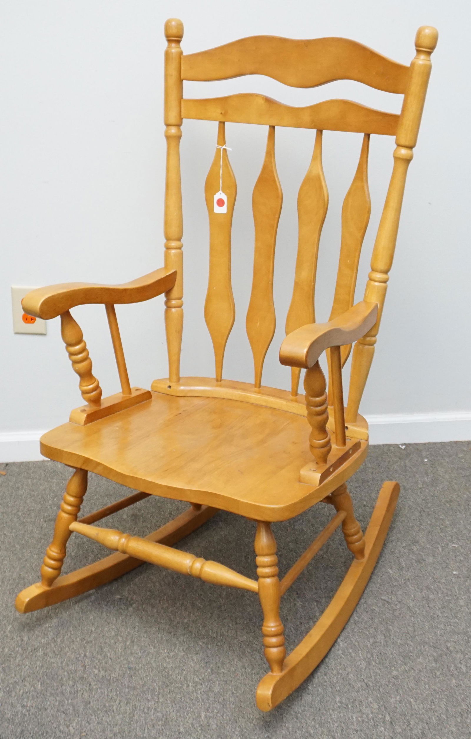 VINTAGE CHERRY ROCKING CHAIR (1 of 9)