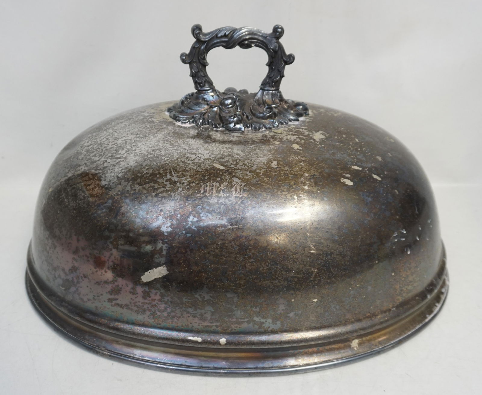 ANTIQUE ENGLISH SHEFFIELD MEAT DOME (1 of 8)