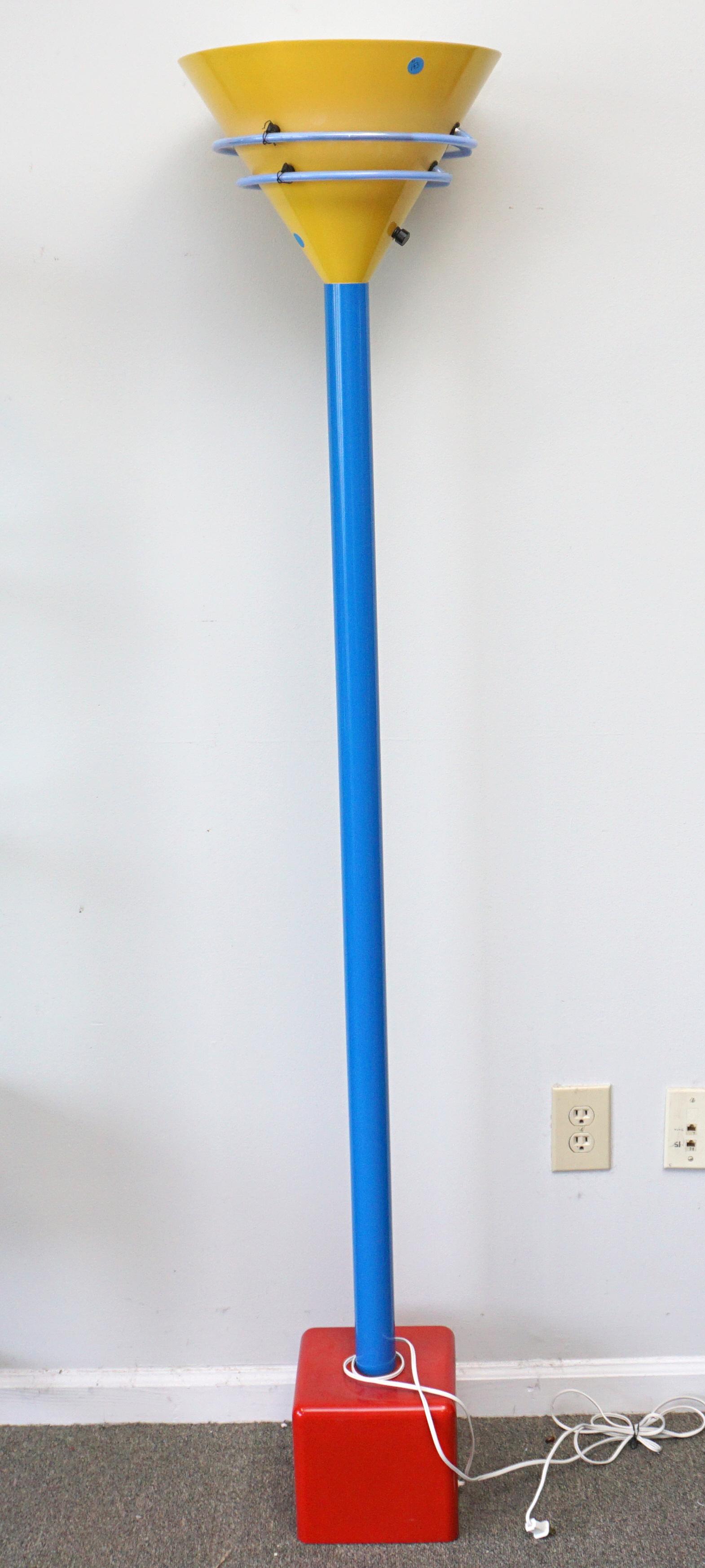 Memphis style floor lamp deals
