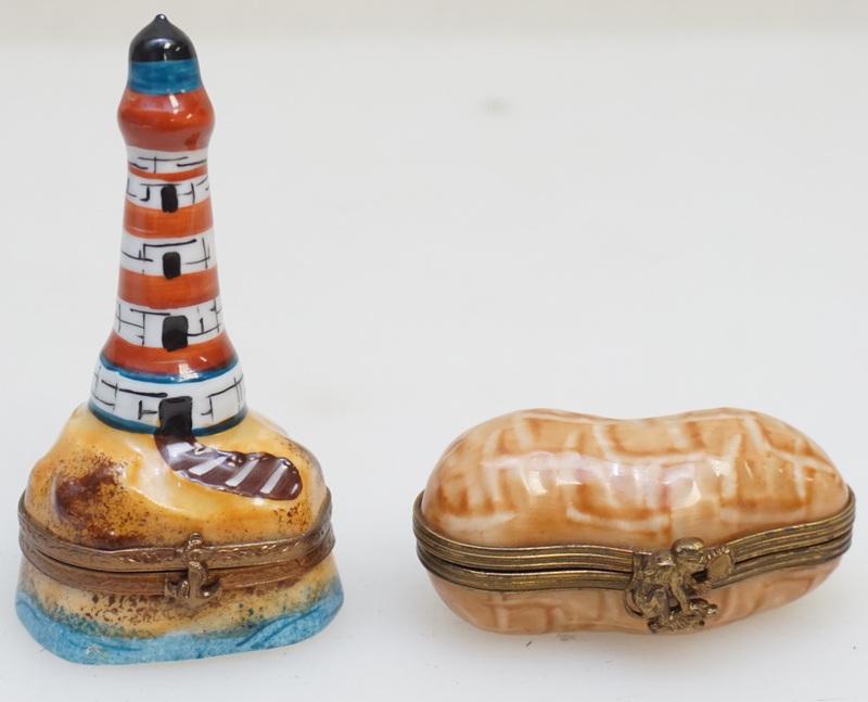 2 LIMOGES PEINT MEIN PORCELAIN BOXES (1 of 7)