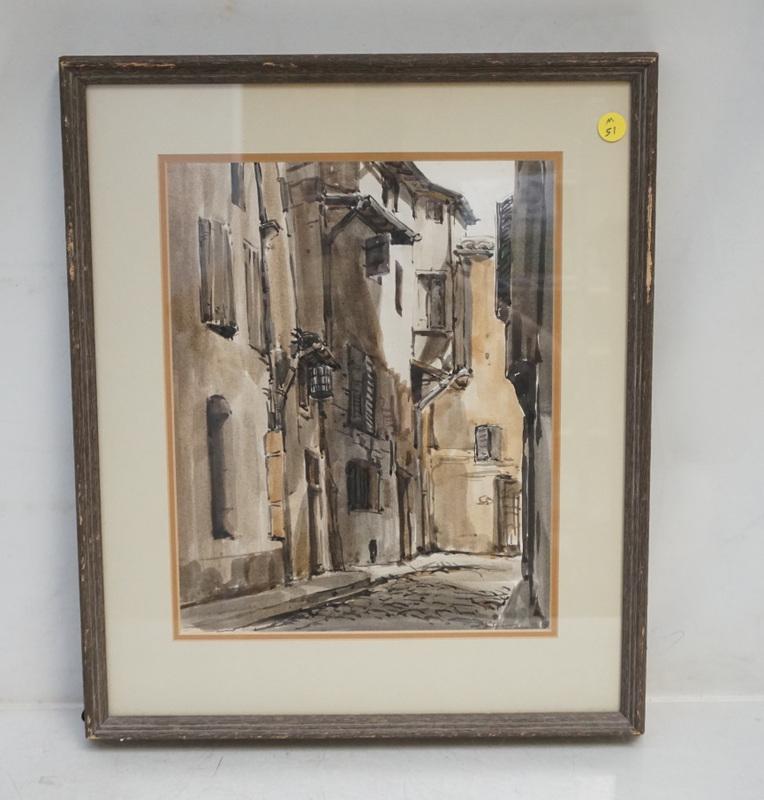 KAY PETERSON PARKER (1902-1964) WATERCOLOR SPANISH (1 of 6)