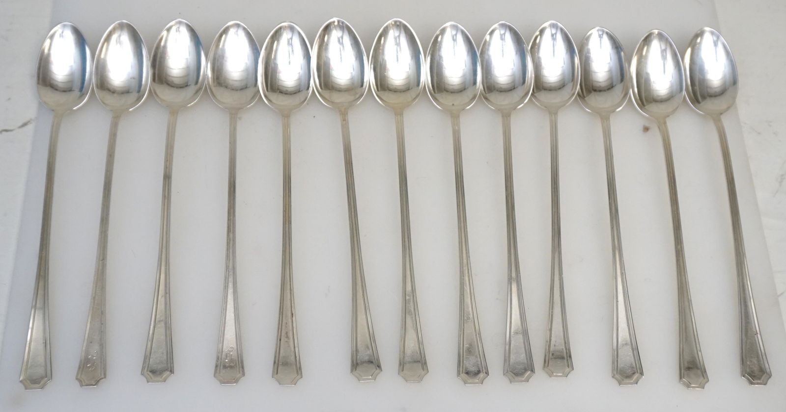 13 STERLING SILVER "FAIRFAX" ICED TEA SPOONS (1 of 4)