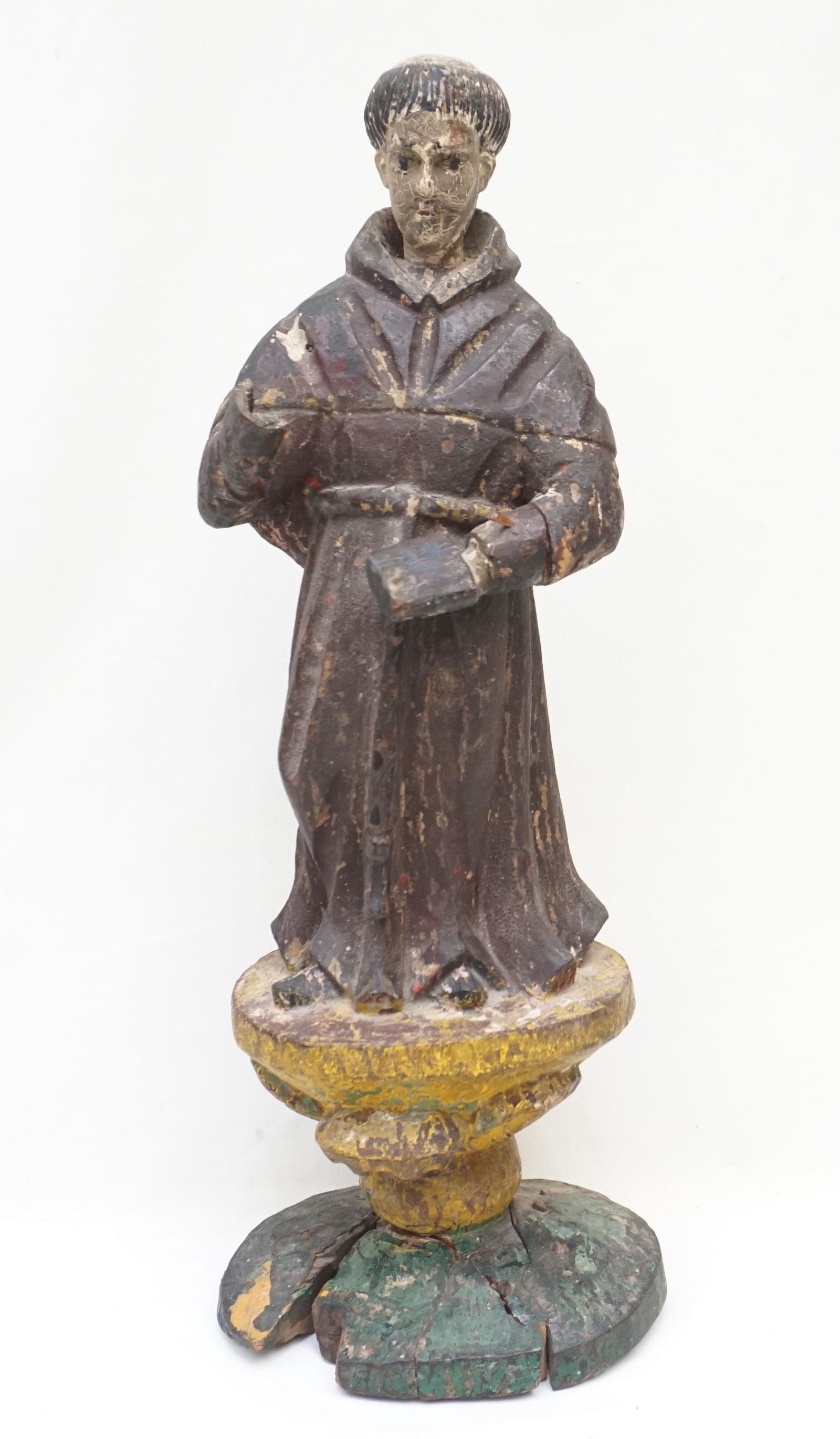 18th c CARVED ST FRANCIS SPAIN / PORTUGAL (1 of 17)