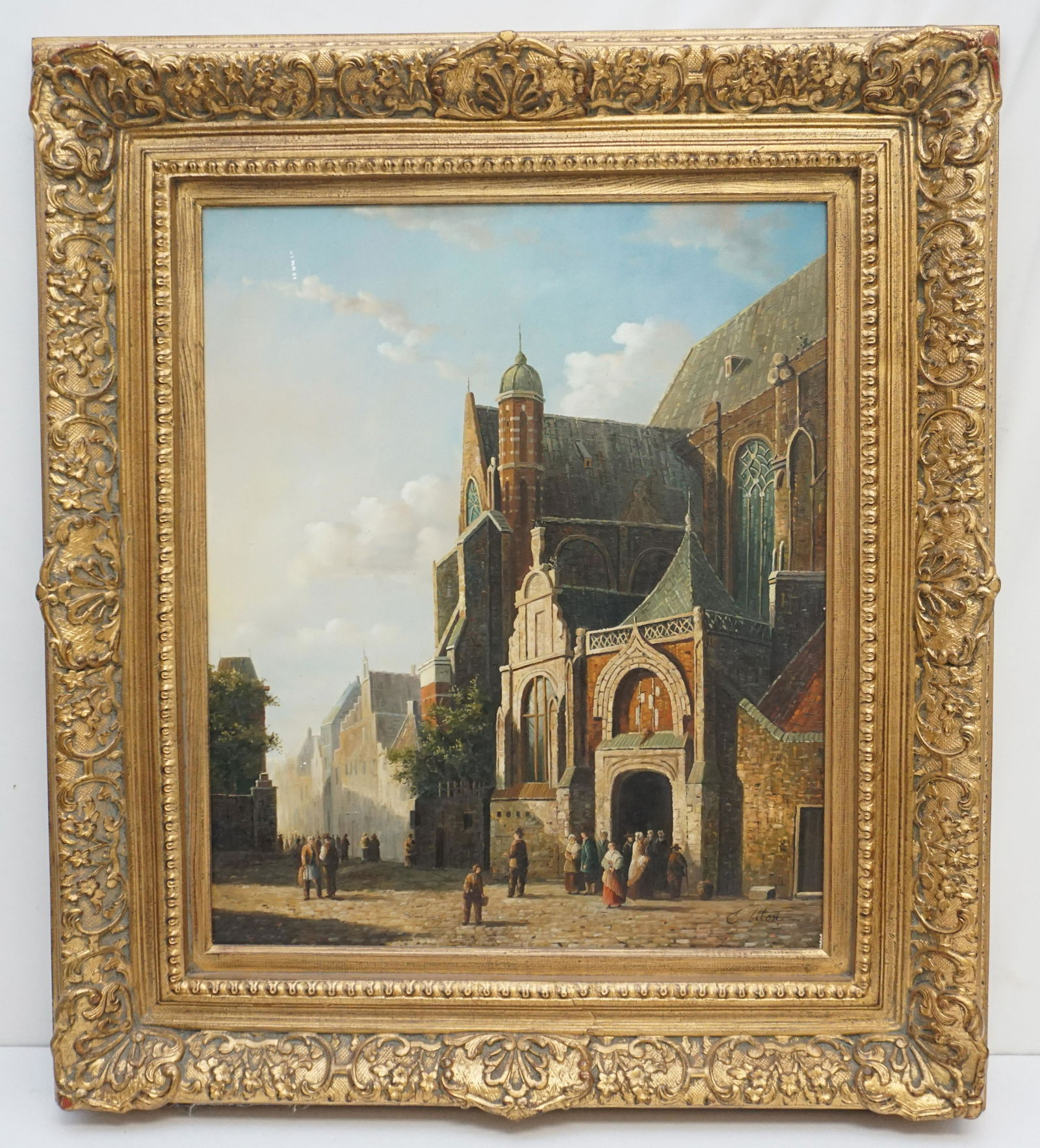 EUROPEAN CATHEDRAL ON CANVAS C. LITON (1 of 9)