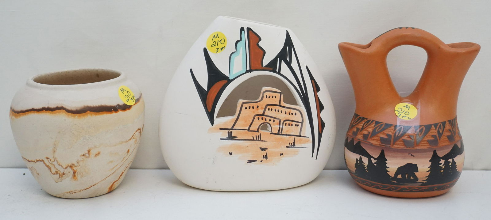 3 PC VINTAGE SOUTHWESTERN POTTERY (1 of 7)