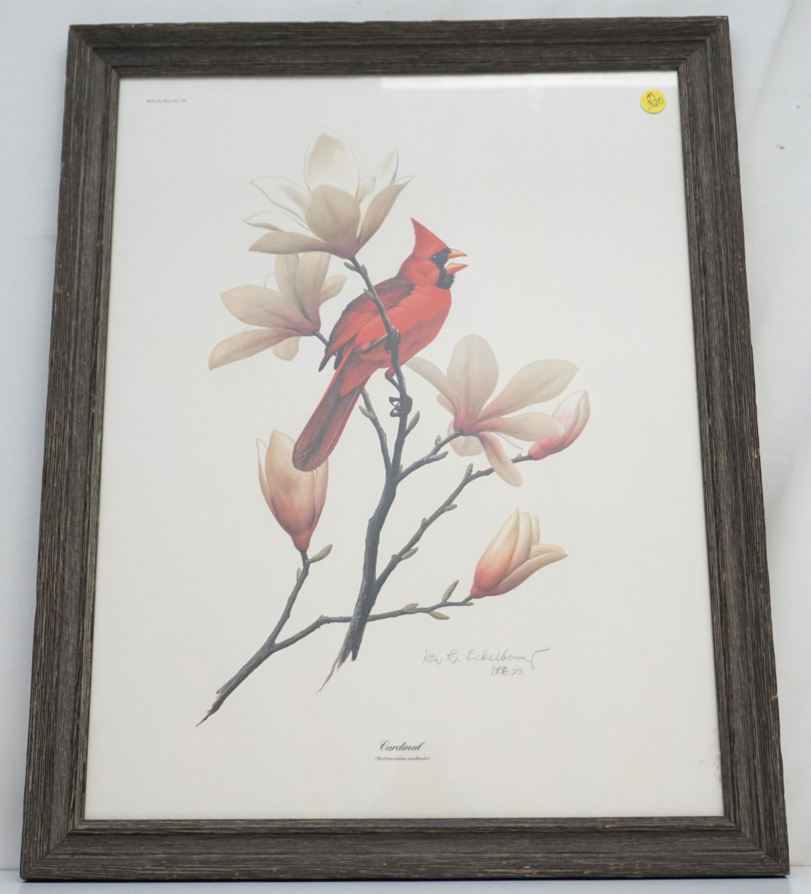 DON R. ECKELBERRY "SINGING CARDINAL" LITHO (1 of 4)
