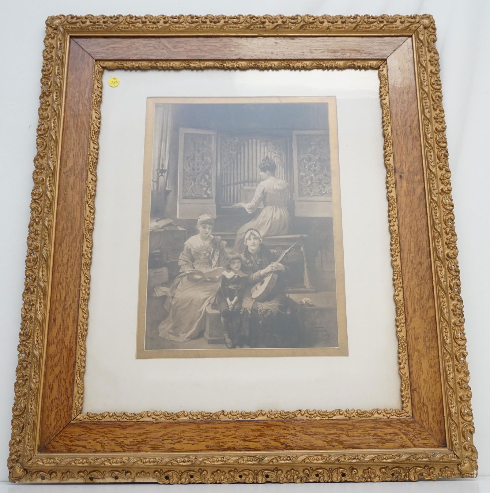 W. FRIEDRICH ANTIQUE LARGE PHOTOGRAVURE FRAMED (1 of 10)