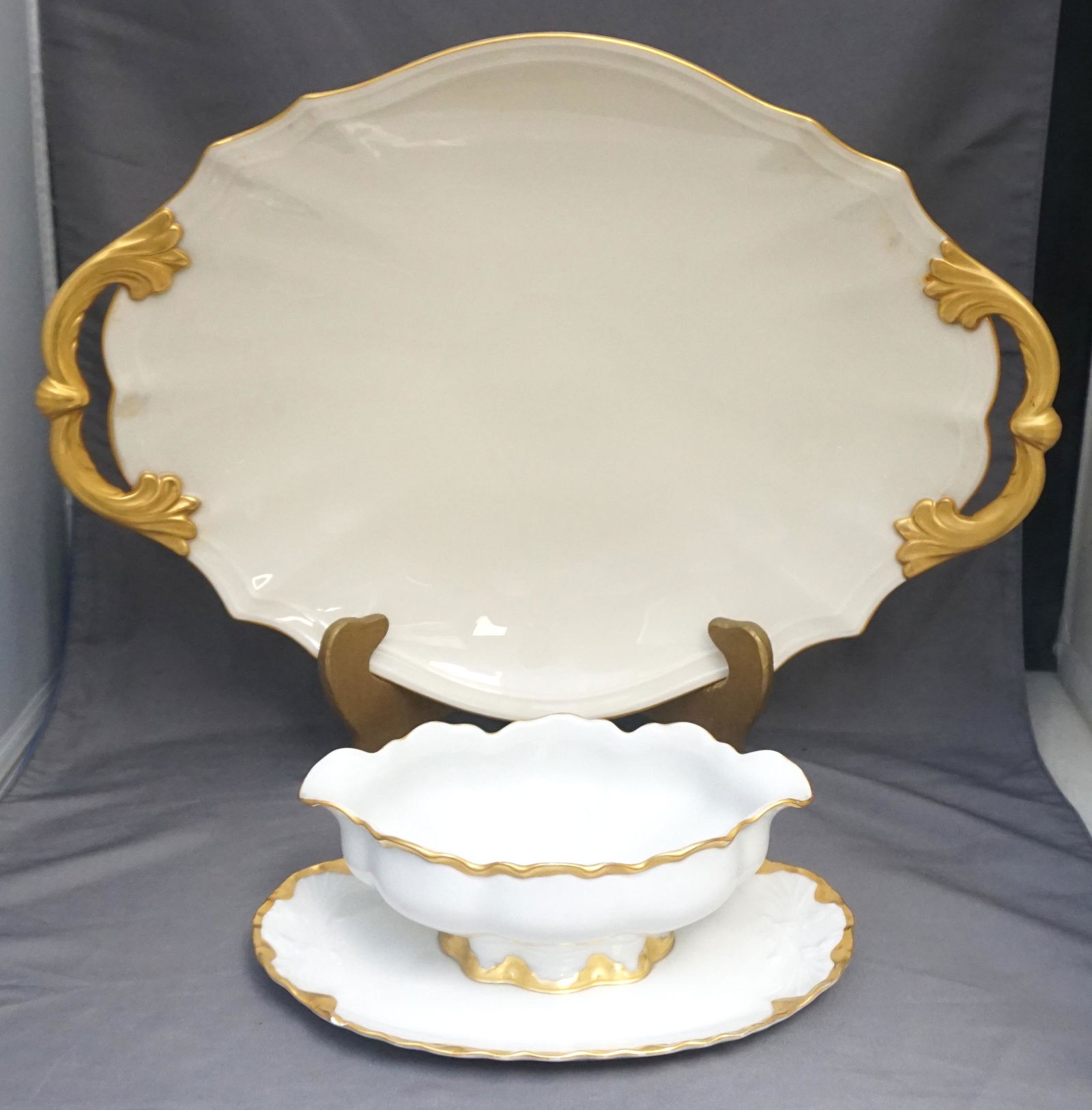 2 PC LARGE LENOX PLATTER & GERMAN GRAVY (1 of 7)
