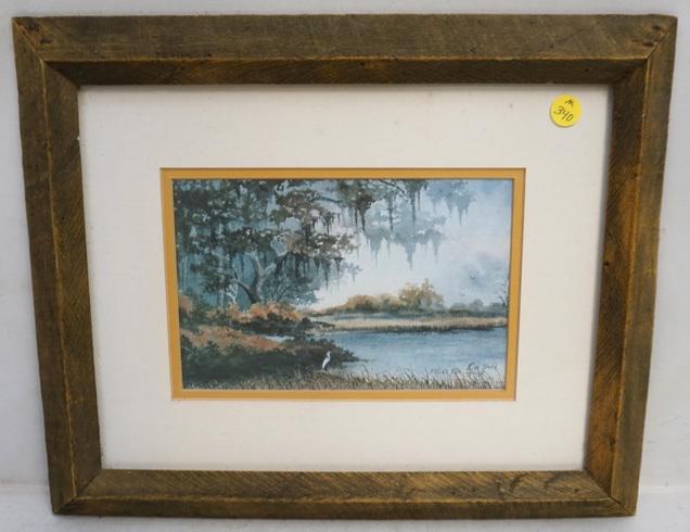 RITA SMITH LIMITED EDITION LITHOGRAPH EGRET (1 of 8)