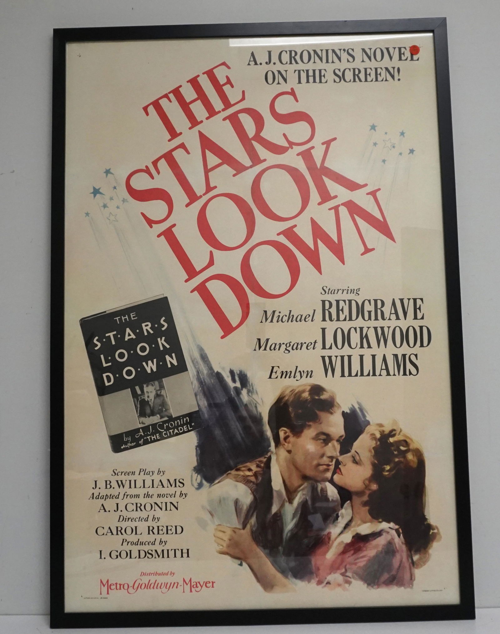 1940 THE STARS LOOK DOWN MOVIE POSTER (1 of 8)