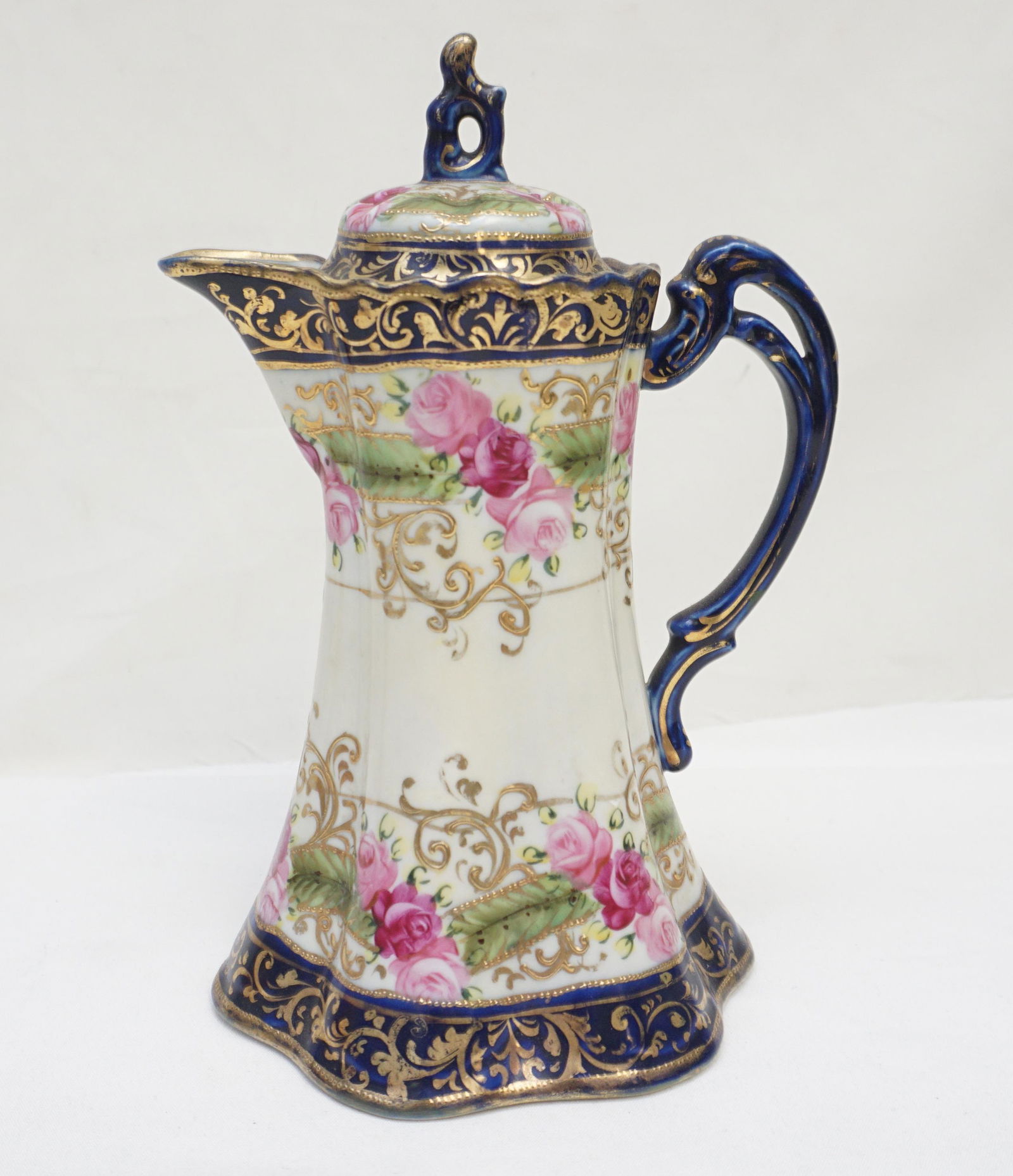 NIPPON HAND PAINTED CHOCOLATE POT (1 of 7)