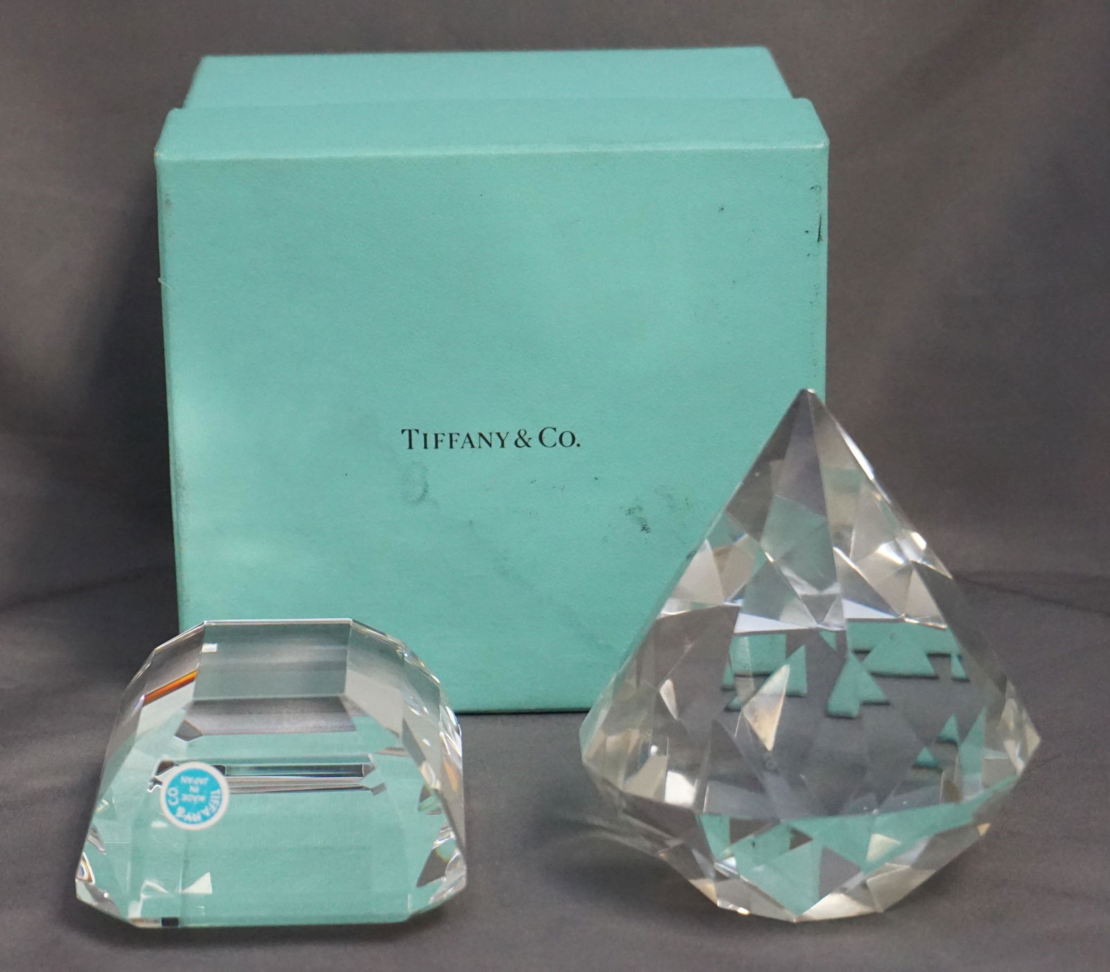 2 TIFFANY & CO CRYSTAL PAPERWEIGHTS (1 of 7)
