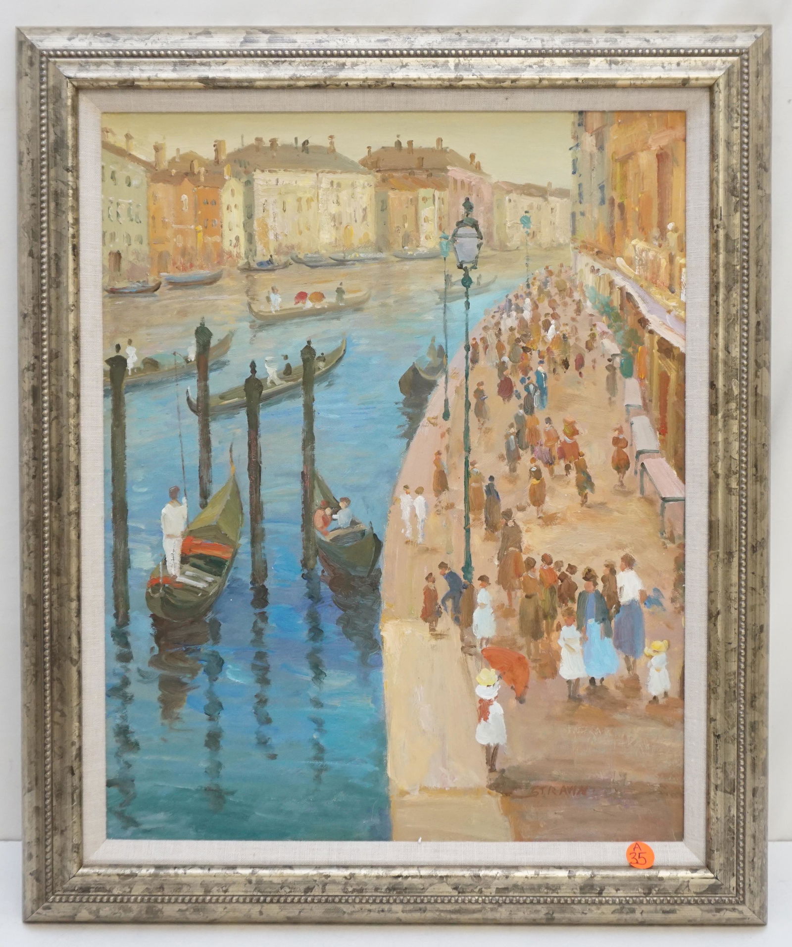 ALEXANDR STRAVIN OIL ON CANVAS VENICE (1 of 5)
