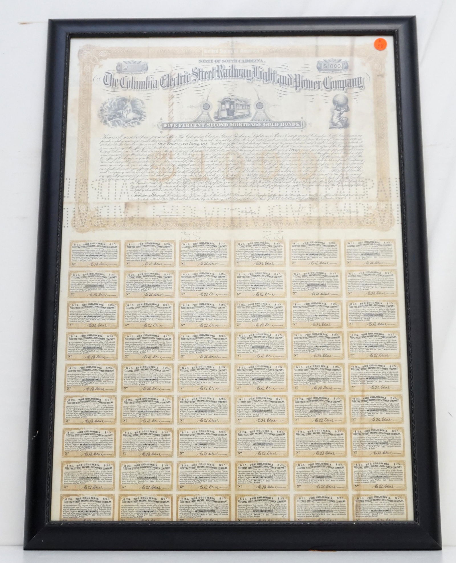 SC COLUMBIA ELECTRIC STREET RAILWAY LIGHT & POWER CO (1 of 8)