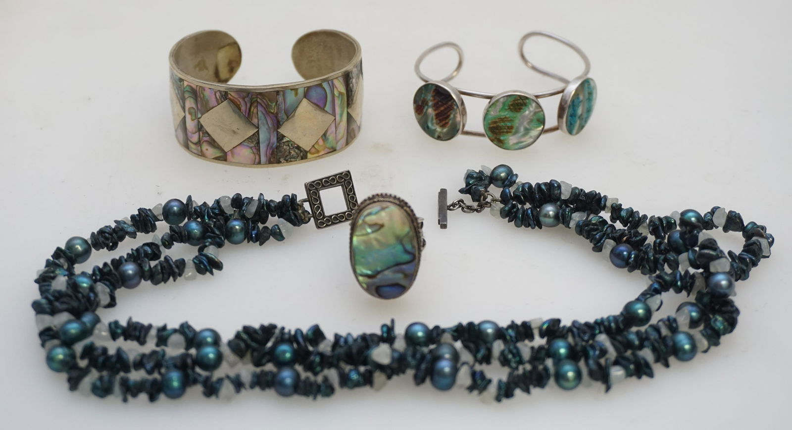 STERLING SILVER & MOP JEWELRY (1 of 7)