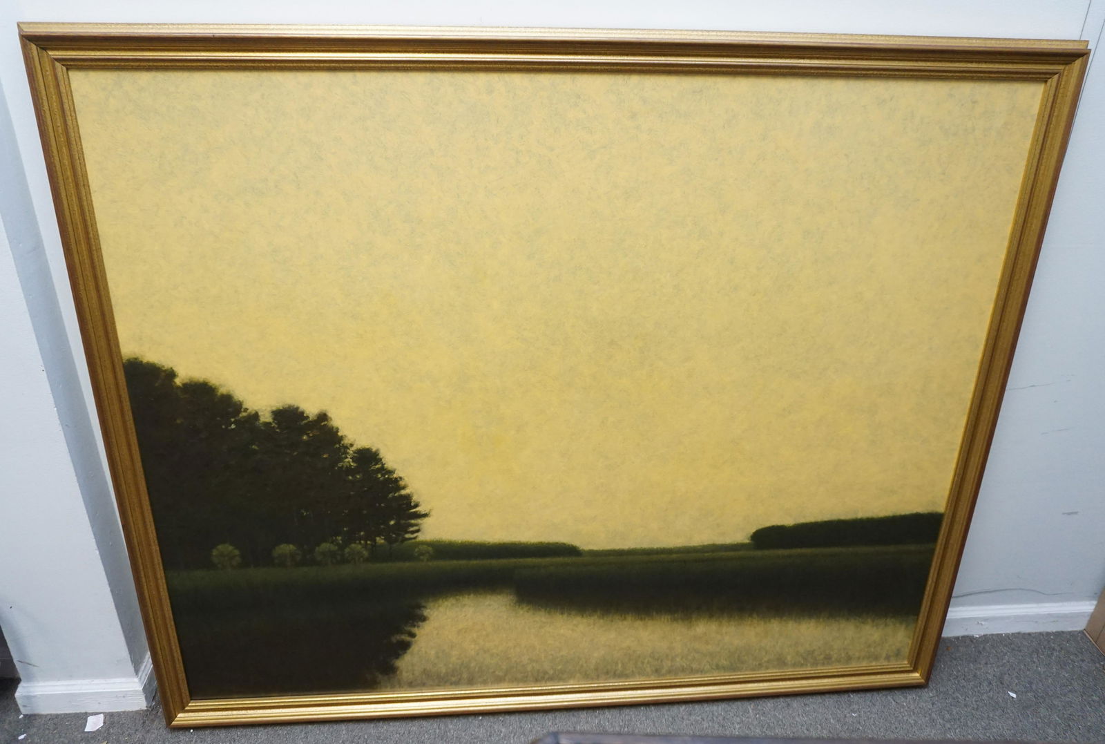 LARGE MICKEY WILLIAMS SUN AFTER RAIN OIL ON CANVAS (1 of 8)