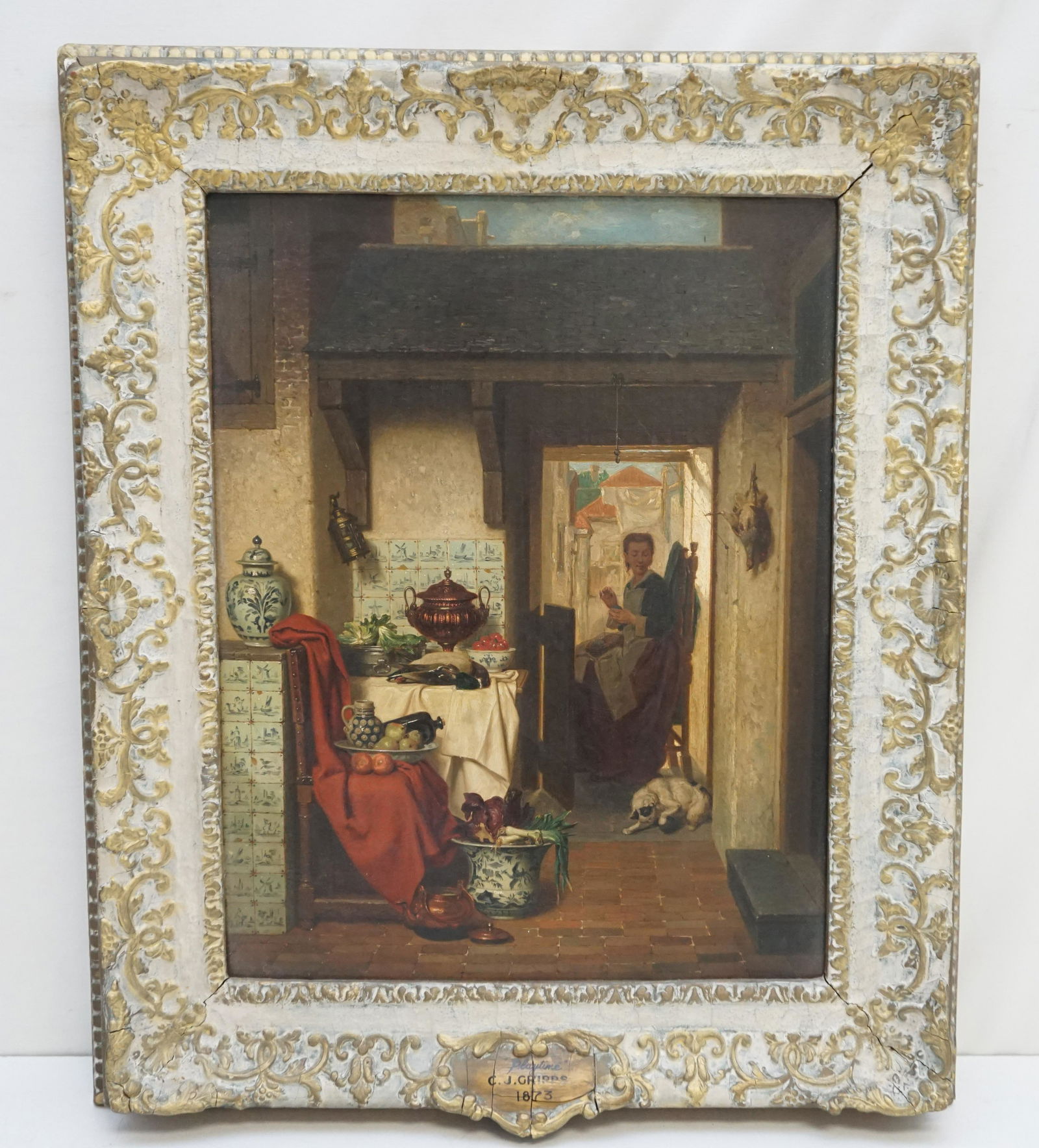 CHARLES JOSEPH GRIPS (1825-1920) PLAYTIME (1 of 7)