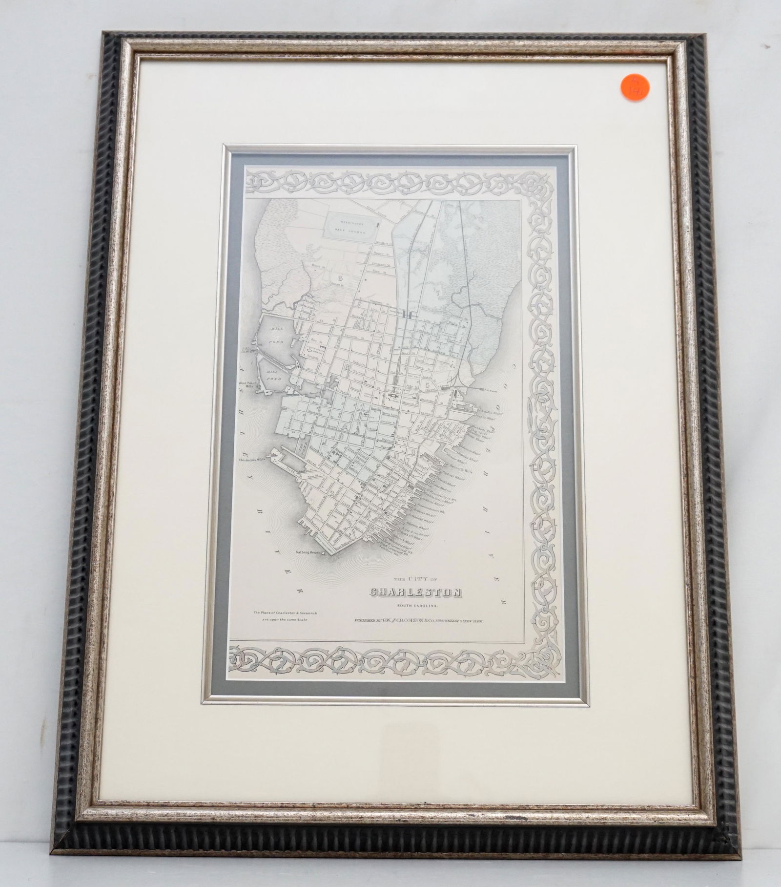 1856 COLTON MAP CHARLESTON SC (1 of 4)
