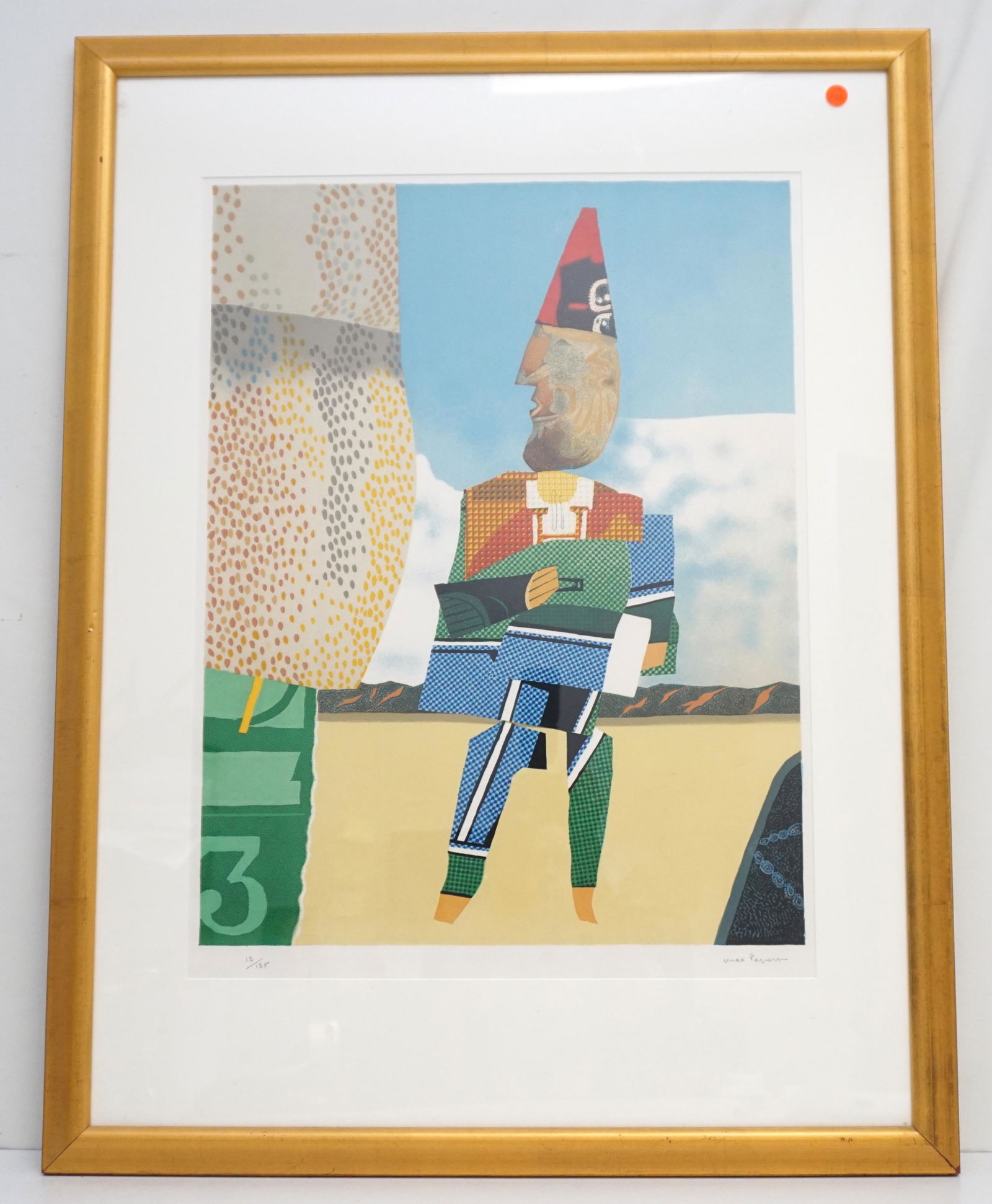 MAX PAPART, FRENCH (1911 - 1994) CLOWN THREE LITHOGRAPH (1 of 9)