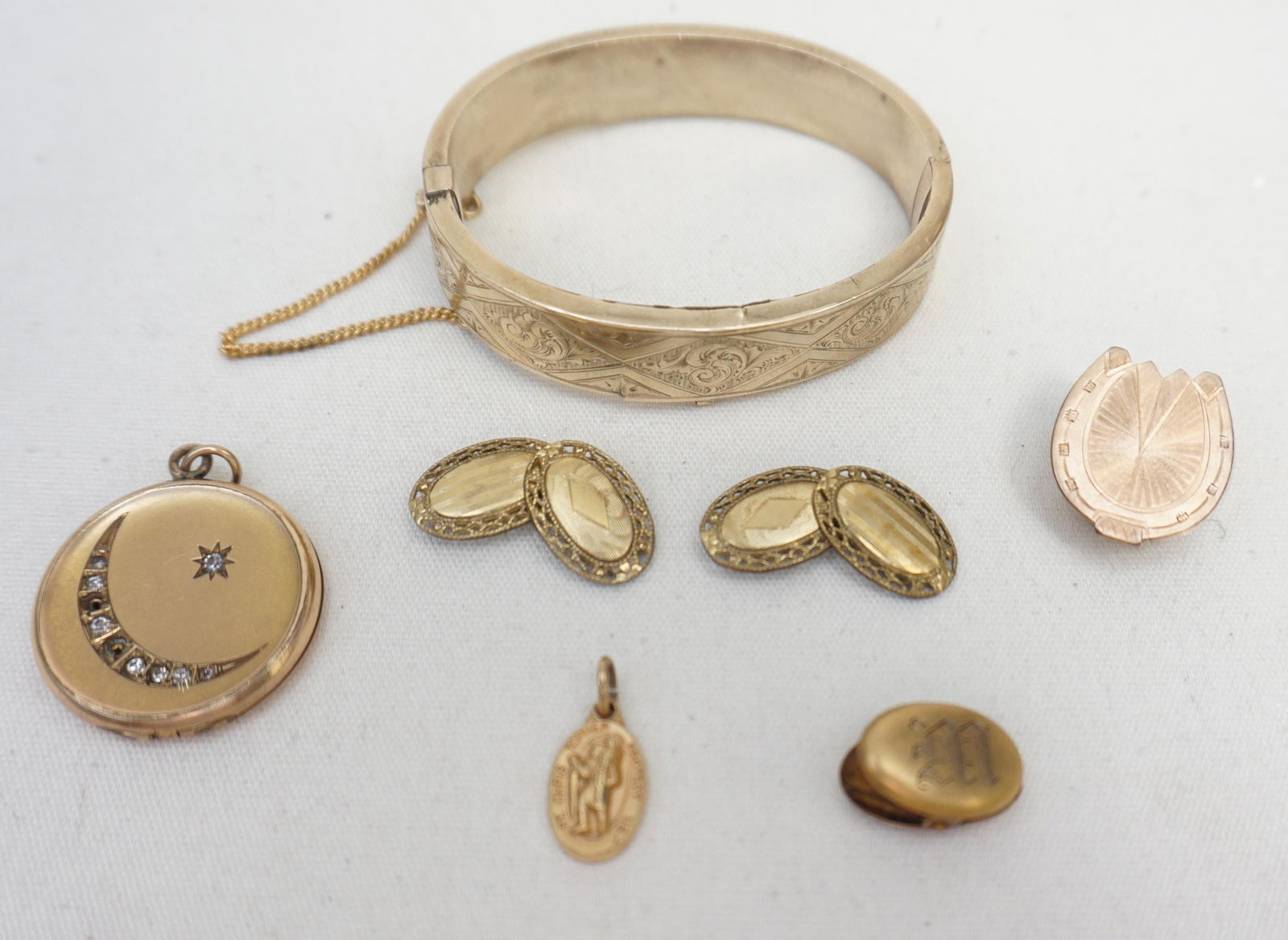 7 PC VICTORIAN & VINTAGE JEWELRY (1 of 7)