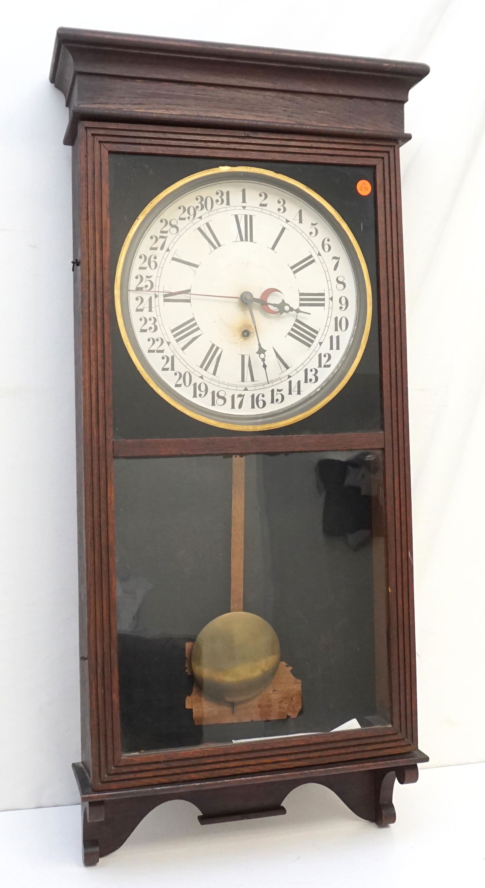 SESSIONS REGULATOR 8 DAY WALL CLOCK (1 of 10)