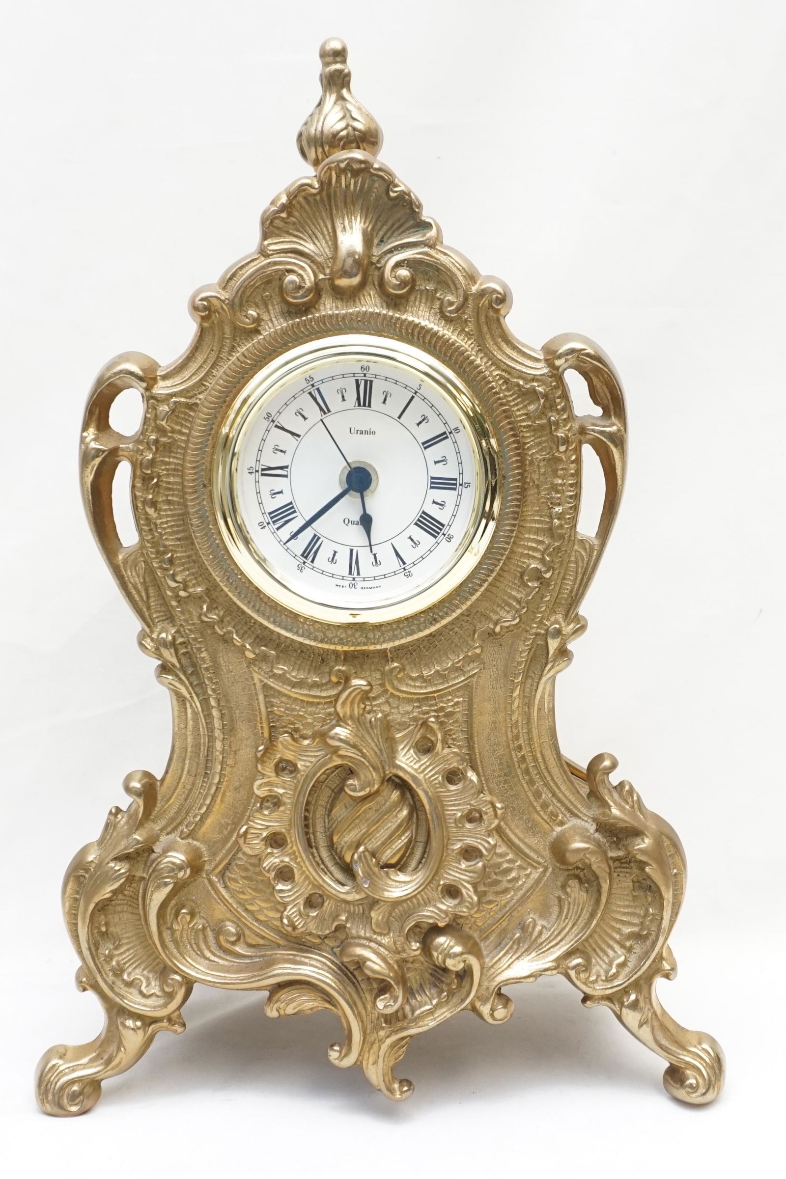 VINTAGE URANIO WEST GERMANY BRASS CLOCK (1 of 8)