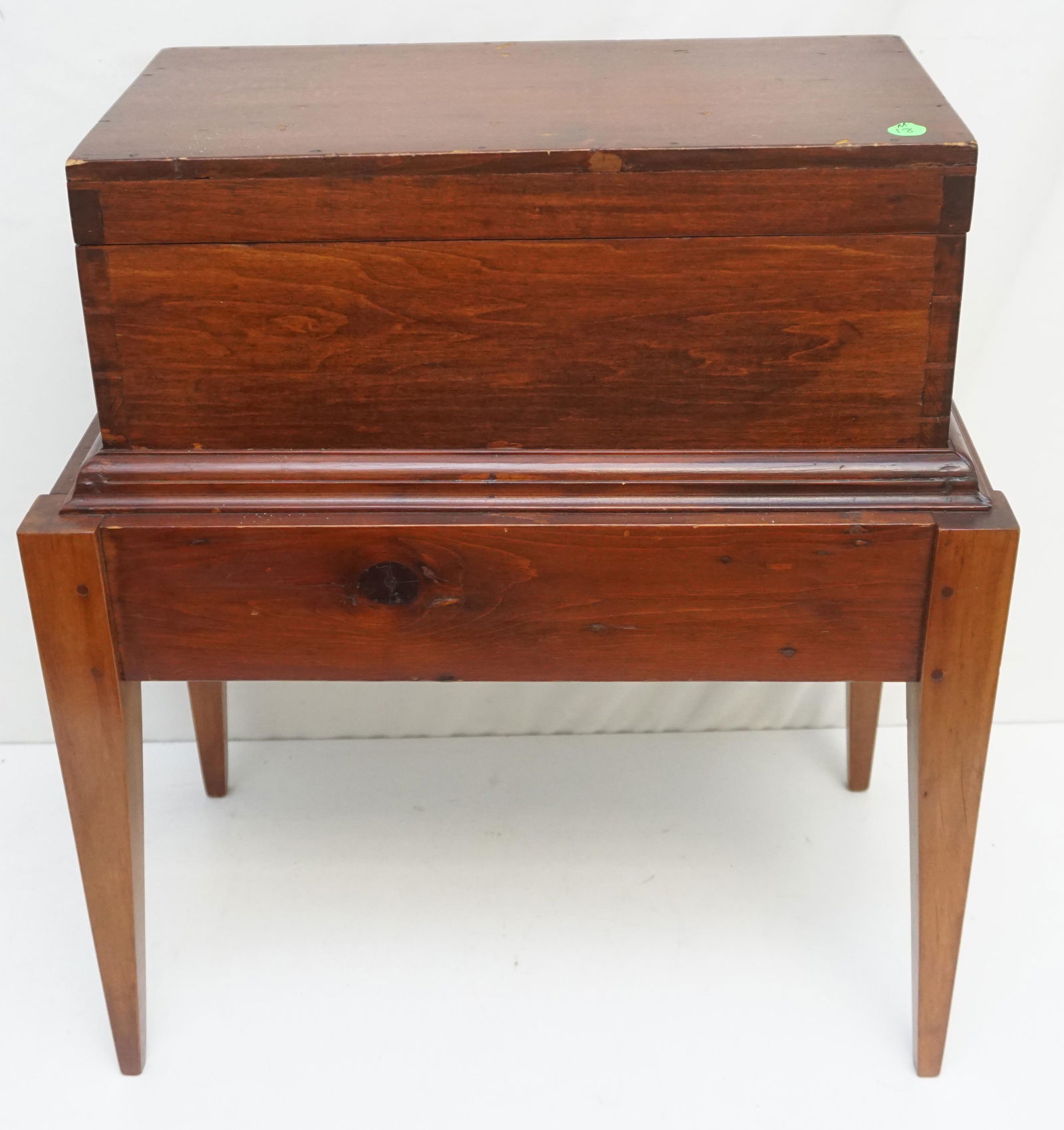 ANTIQUE GEORGE III LAP DESK ON STAND (1 of 7)