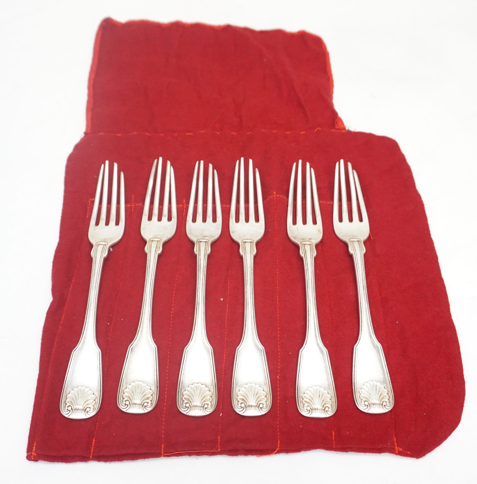 6 BOSTON COIN SILVER FORKS - BAILEY CHAPMAN (1 of 6)
