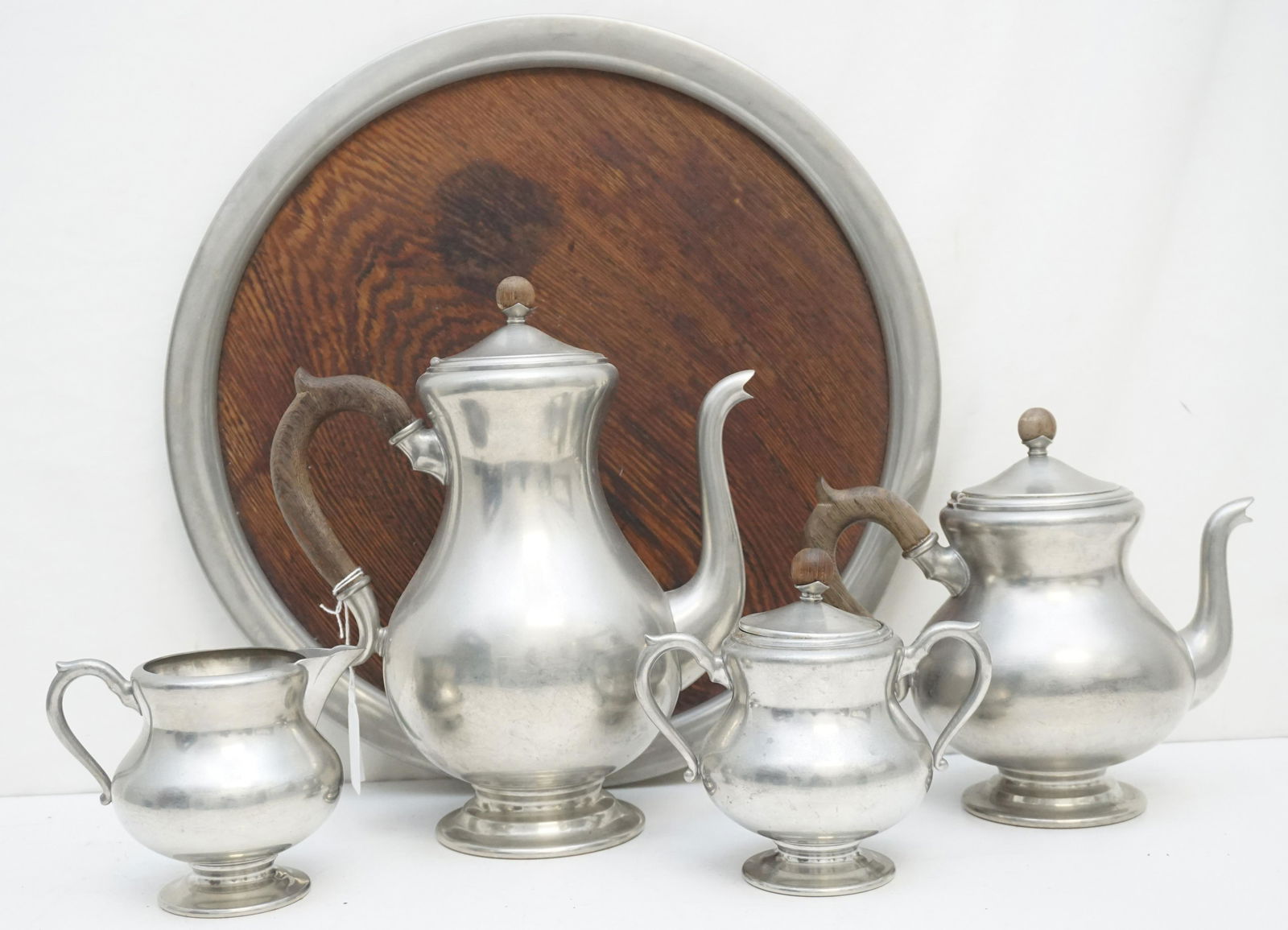 5 PC KMD PEWTER COFFEE SERVICE (1 of 6)