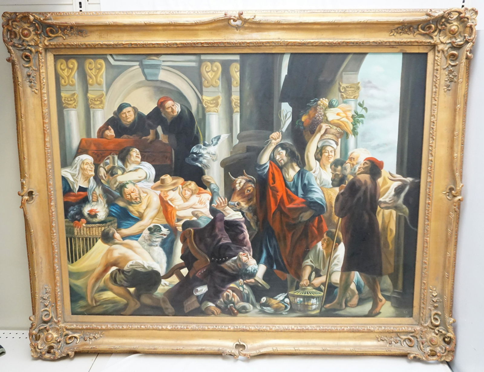 ROMAN FEAST LARGE FRAMED GICLEE (1 of 6)
