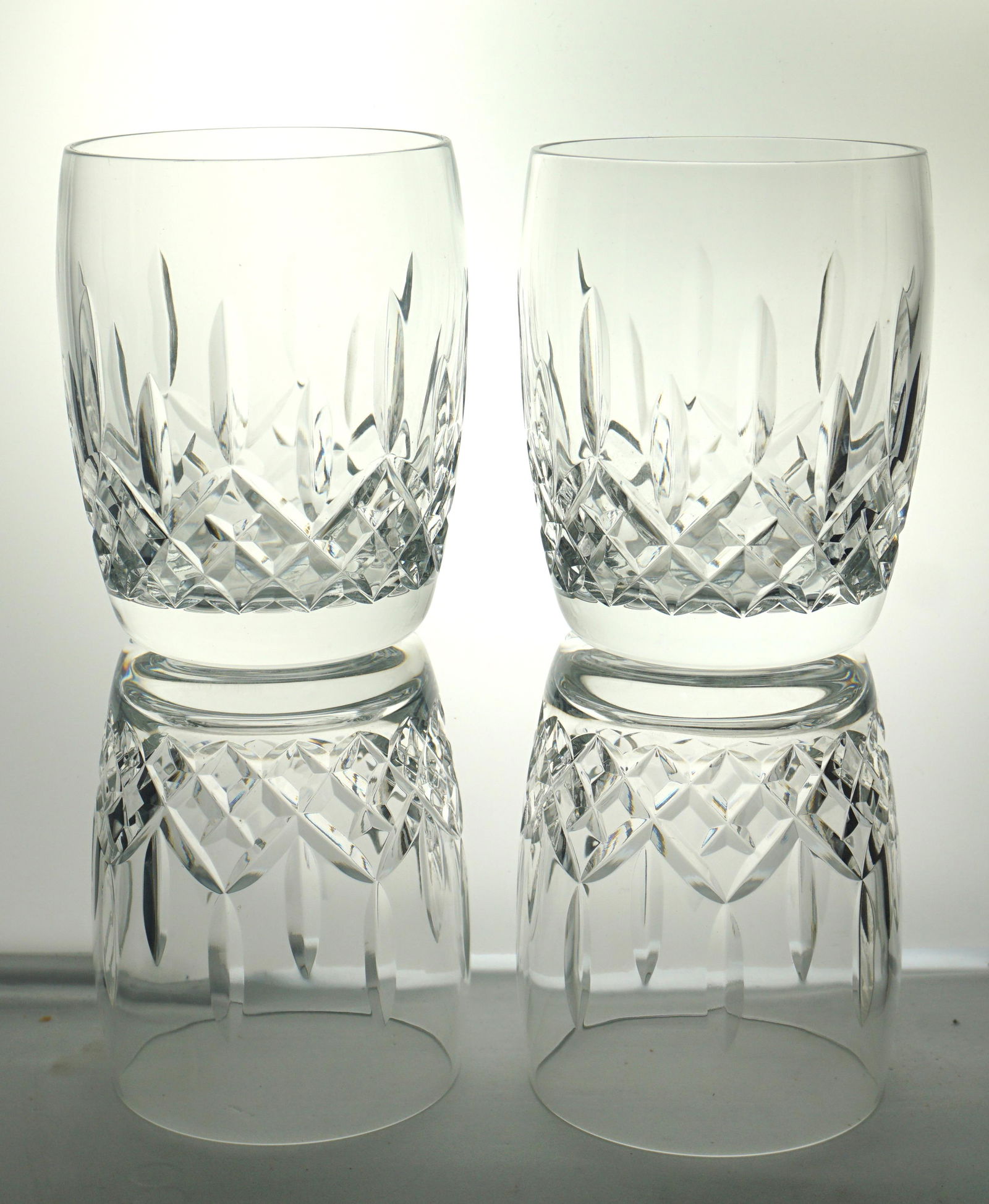 4 WATERFORD CRYSTAL DOUBLE OLD FASHIONED GLASSES (1 of 6)