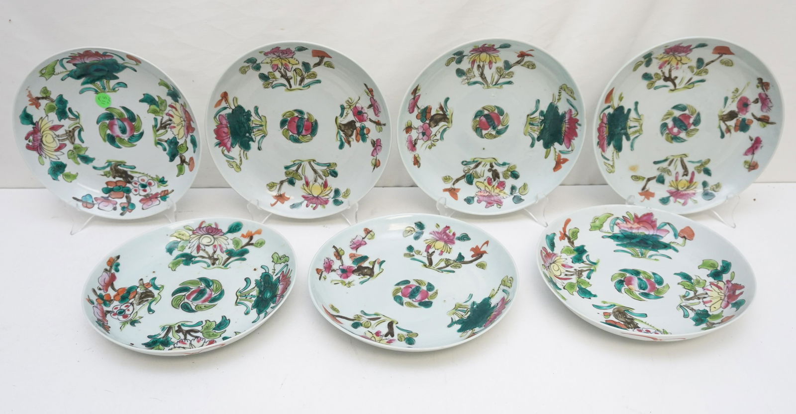 7 CHINESE QING FAMILLE ROSE PORCELAIN FOUR SEASON (1 of 10)