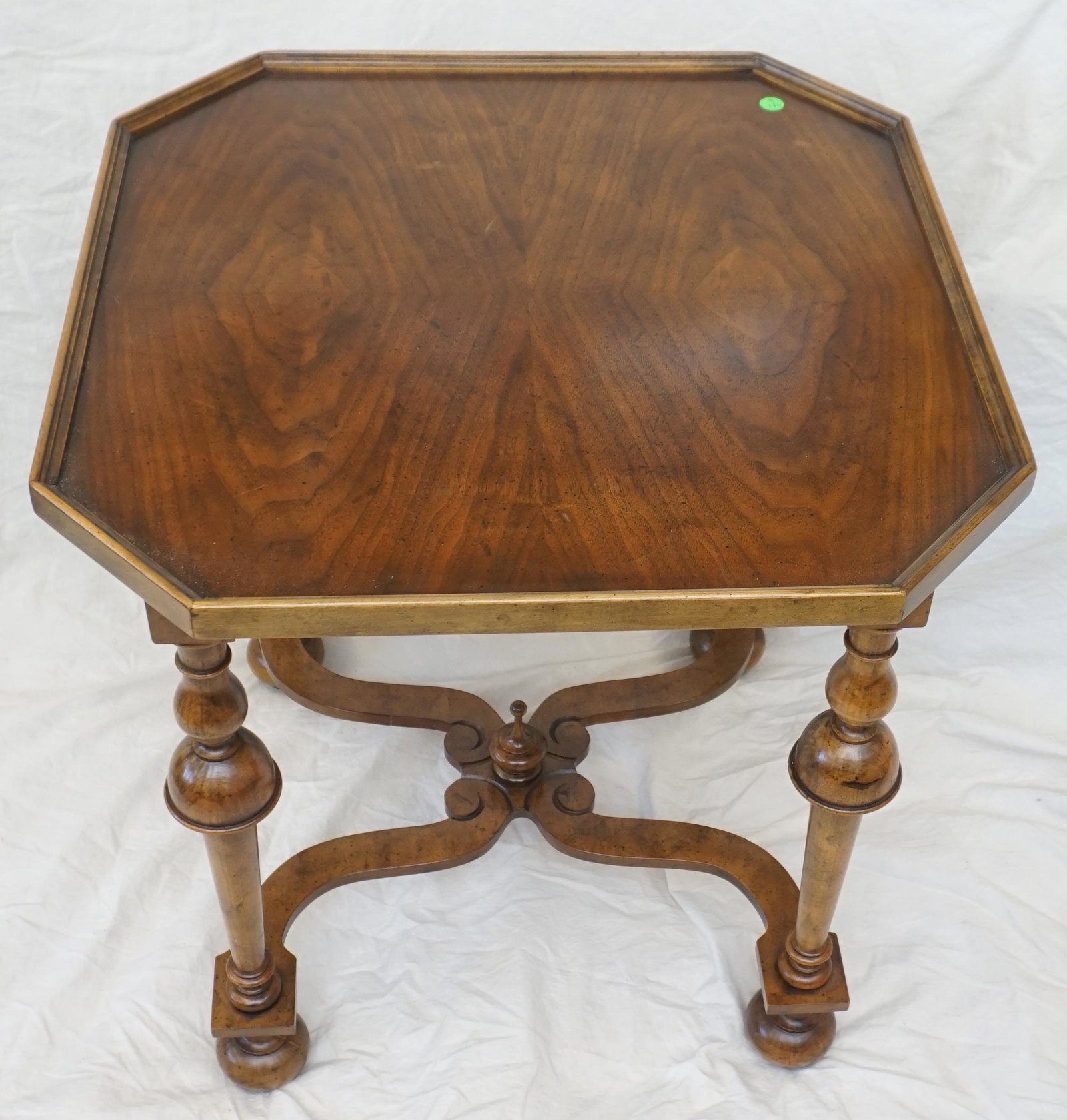 BAKER FURNITURE WALNUT JACOBEAN TABLE (1 of 5)