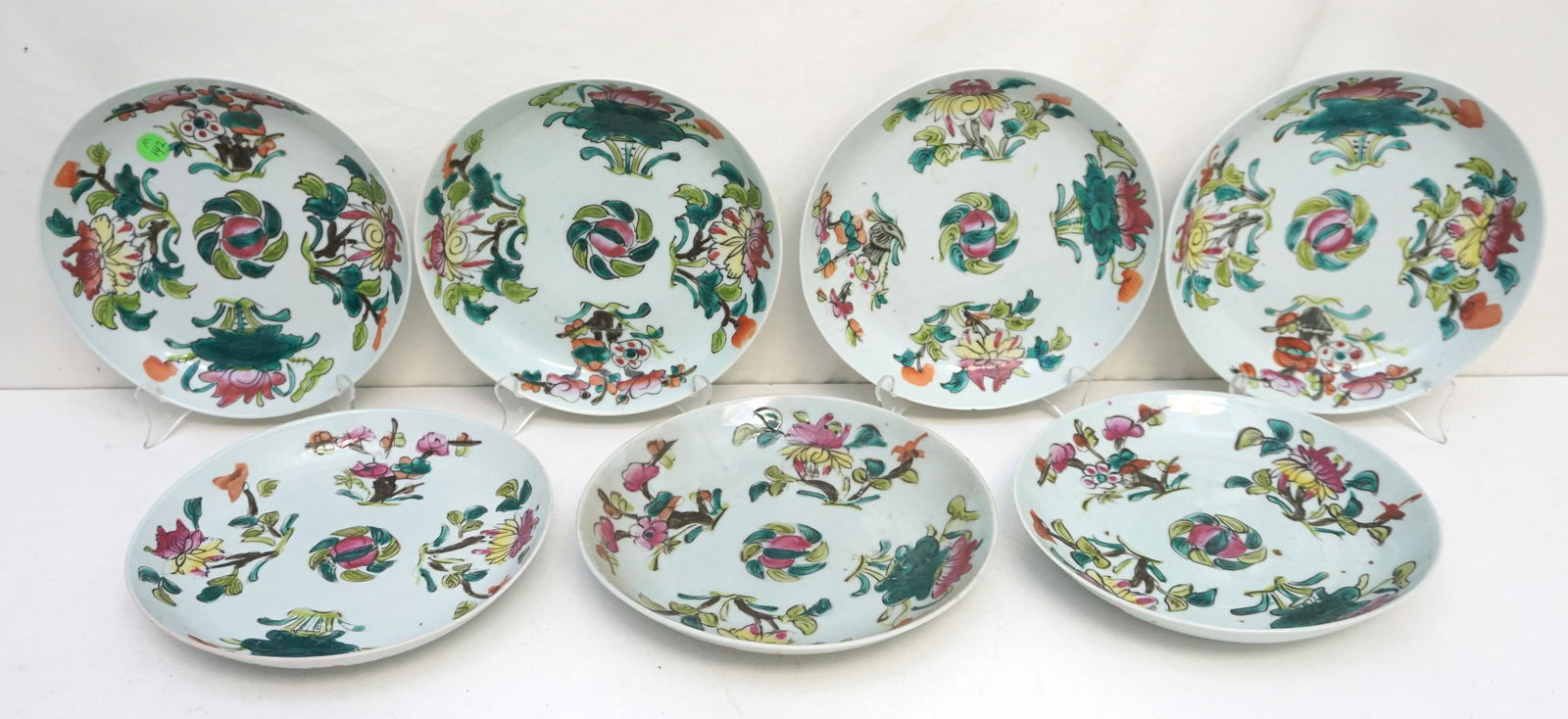 7 CHINESE QING FAMILLE ROSE PORCELAIN FOUR SEASON (1 of 9)