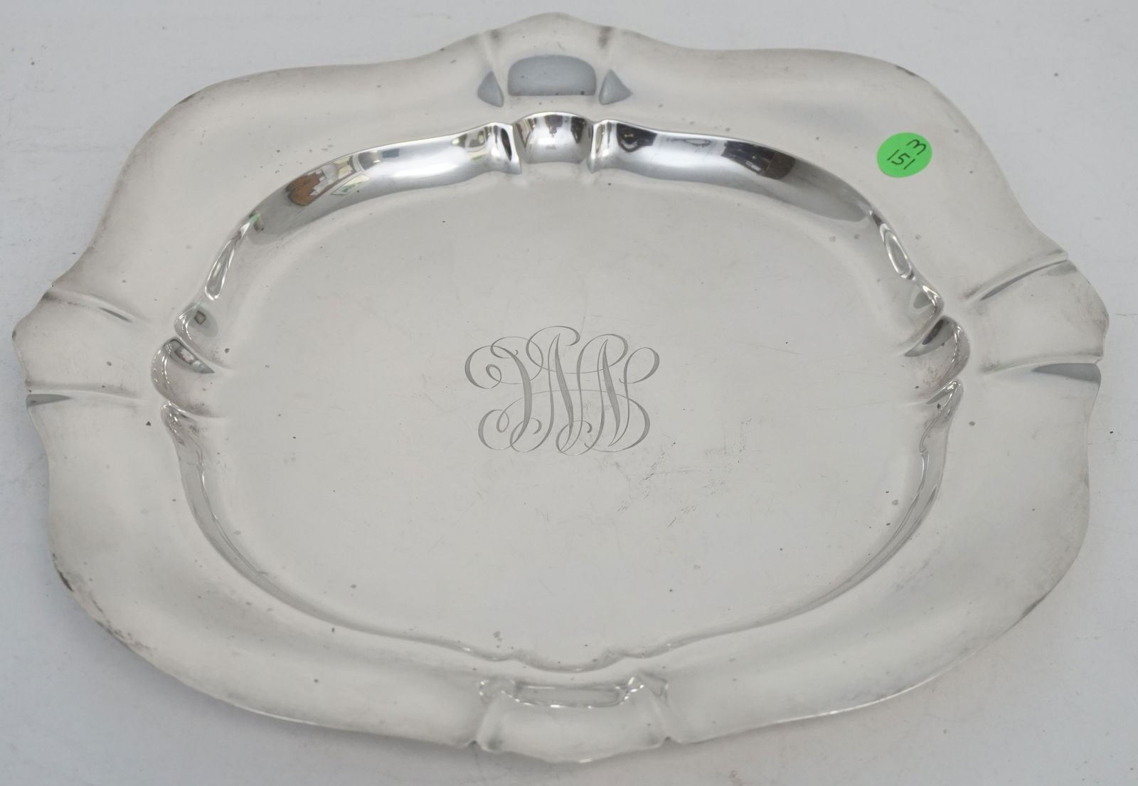 GORHAM STERLING SILVER CHIPPENDALE TRAY (1 of 6)