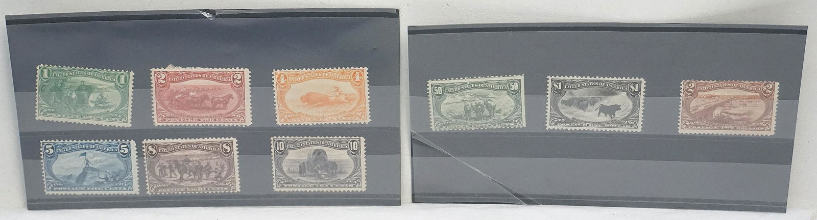 9 1898 COMPLETE SET TRANS-MISSISSIPPI STAMPS (1 of 8)
