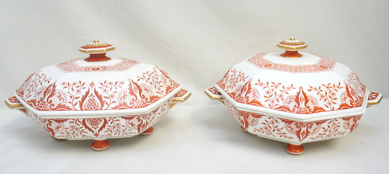 2 MINTON DENMARK 1878 COVERED SERVING TUREENS / DISHES (1 of 13)