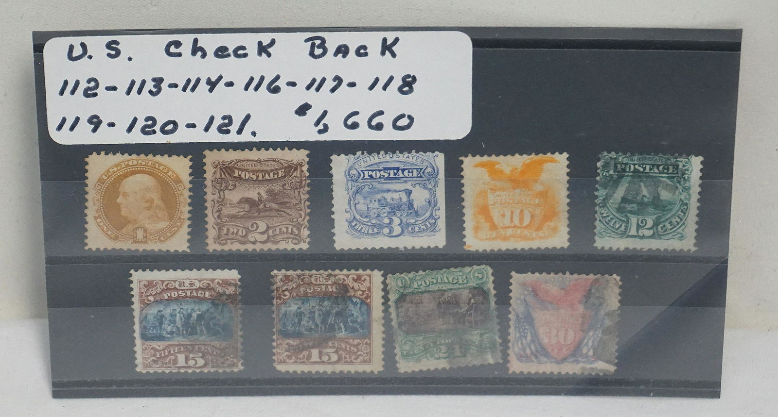 1869 9 PICTORIAL ISSUE STAMPS (1 of 4)