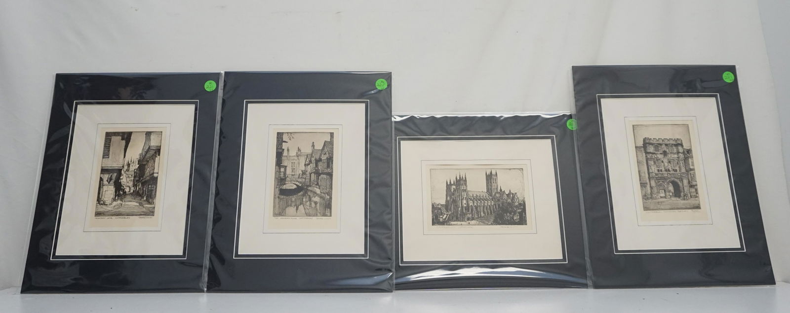 4 GEORGE WILLIS CANTERBURY ETCHINGS (1 of 6)