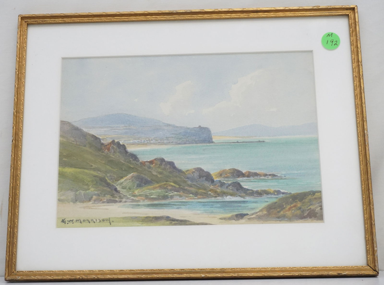 GEORGE W MORRISON WATERCOLOR PORTSTEWART (1 of 5)