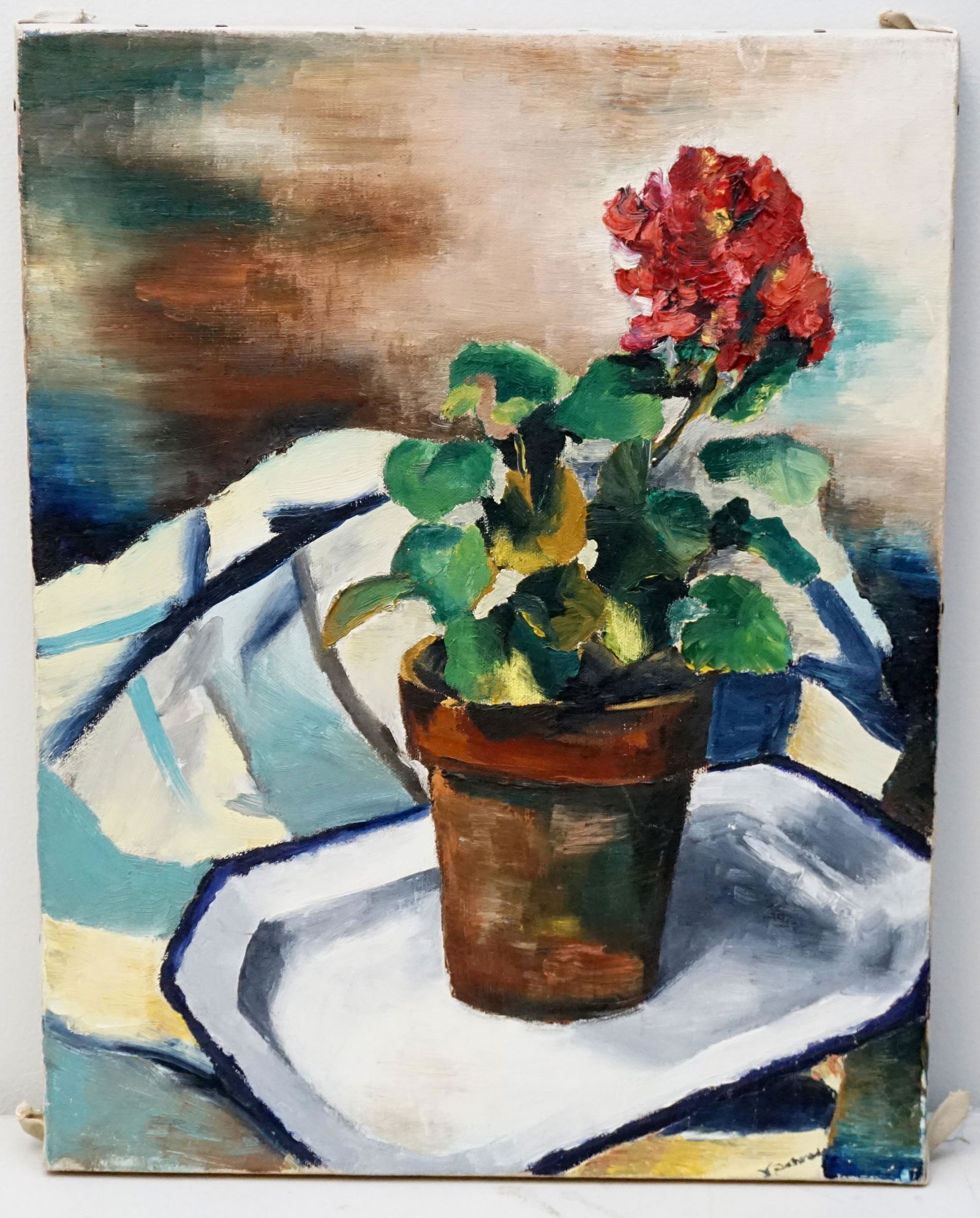 MID CENTURY GERANIUM STILL LIFE (1 of 5)