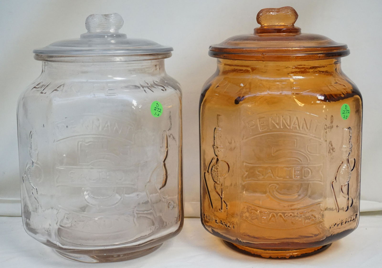 2 MR. PEANUT ADVERTISING COOKIE JARS (1 of 10)