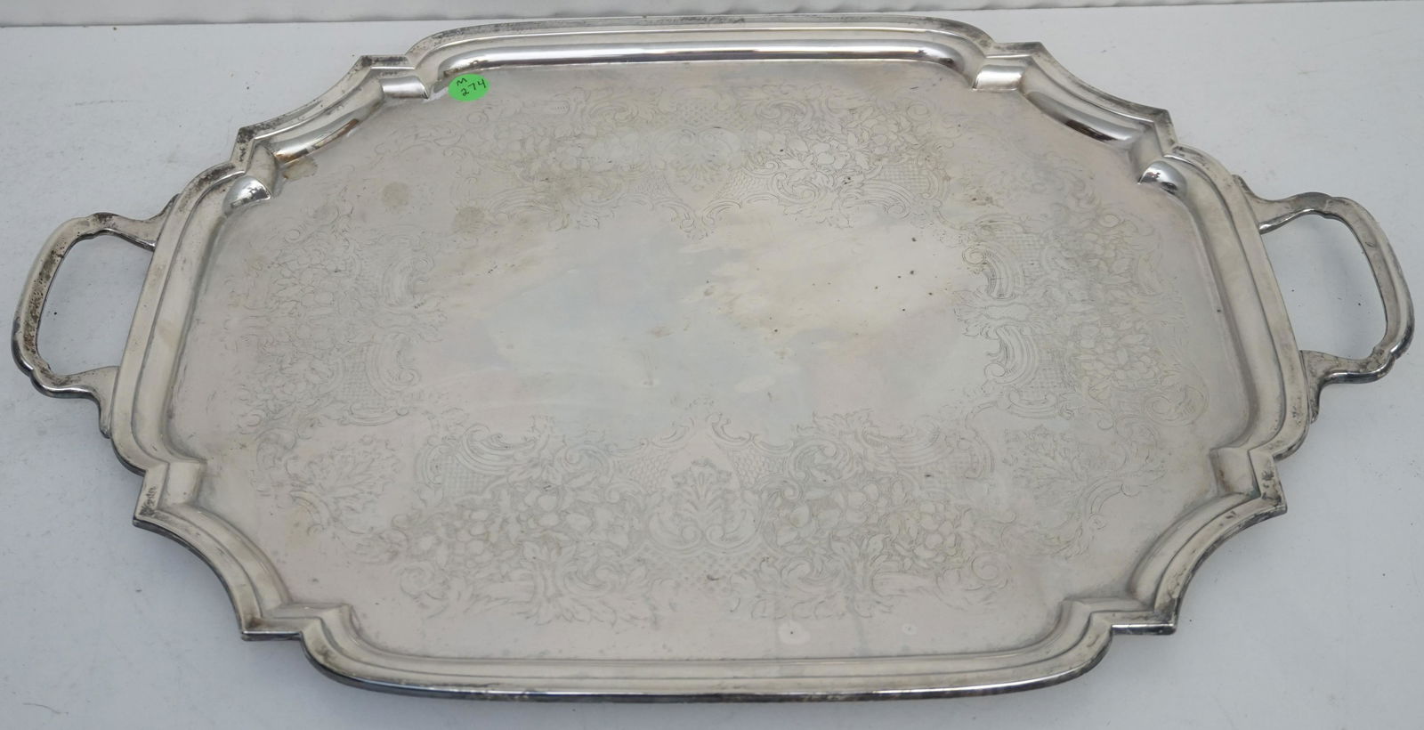 WILLIAM ADAMS SHEFFIELD SILVERPLATE TRAY (1 of 7)