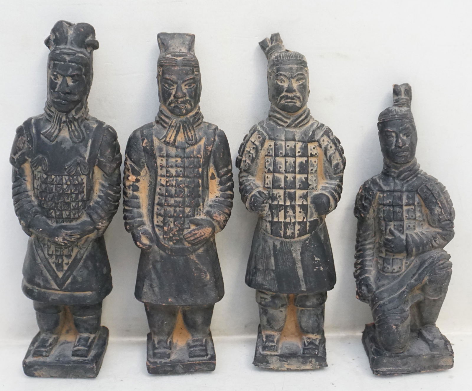 GROUP OF 4 CHINESE TERRACOTTA WARRIORS (1 of 7)