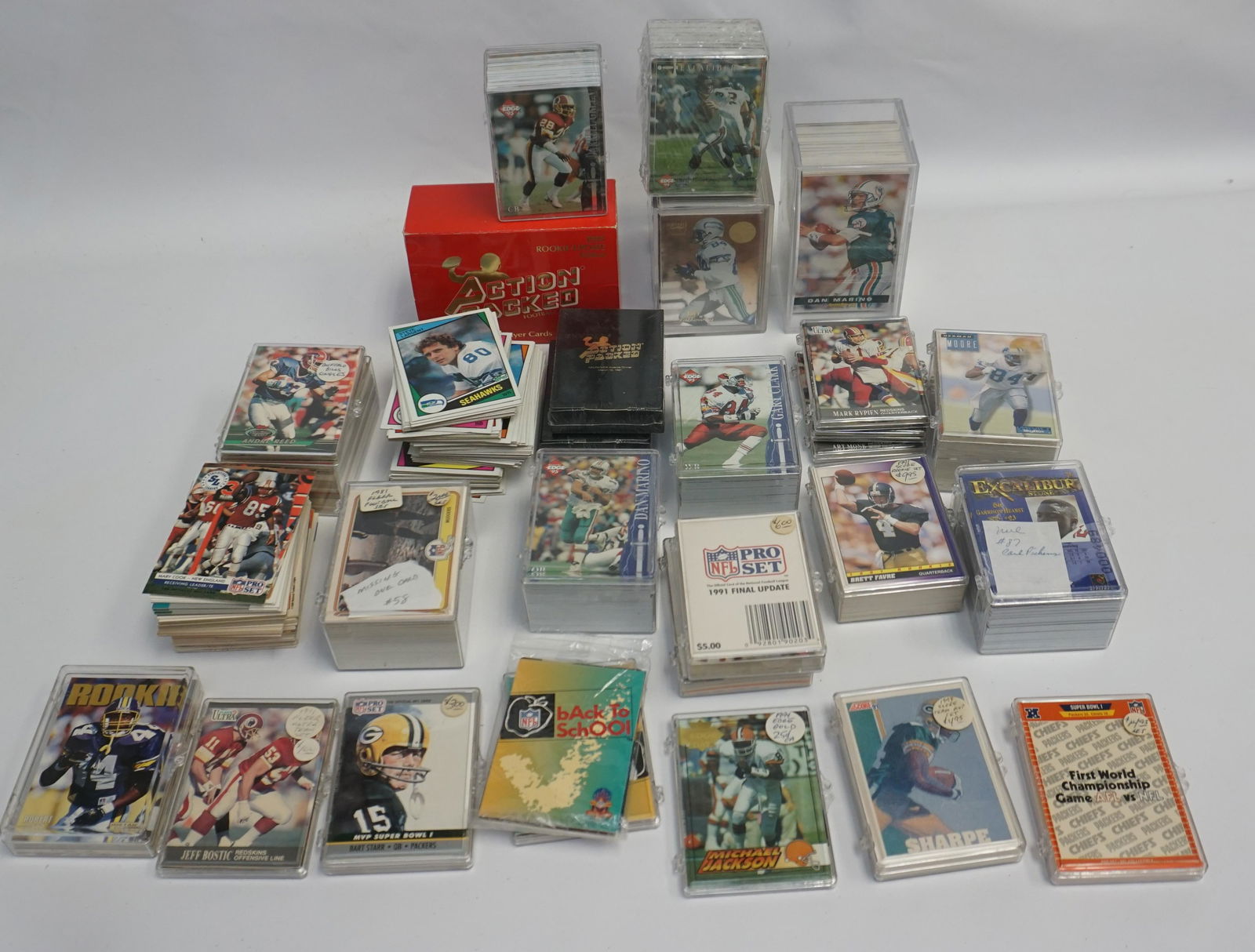 NFL 1980's- 90's FOOTBALL CARD SETS (1 of 10)